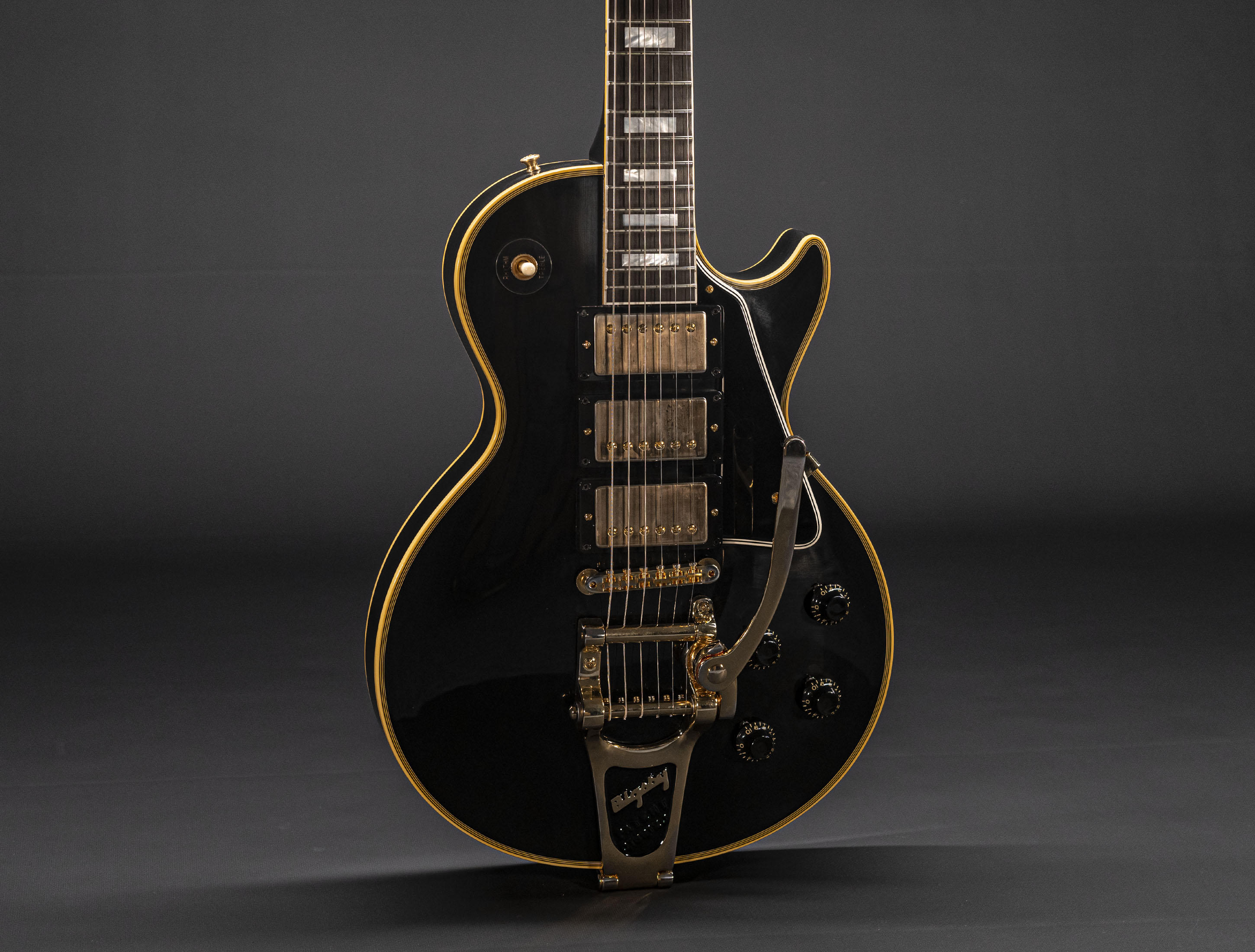 Gibson Les Paul Custom 1957 Reissue 3-Pickup Bigsby VOS Ebony