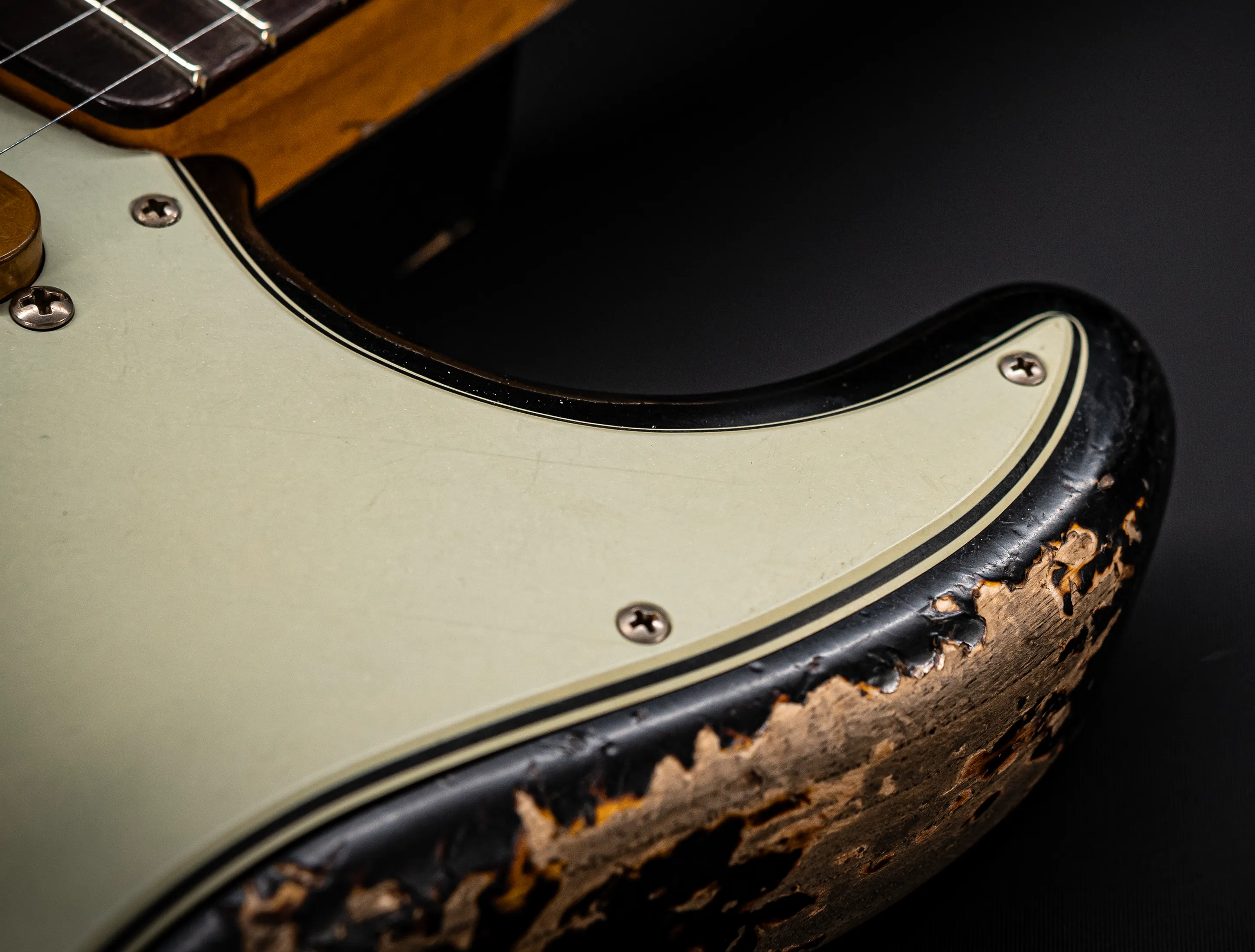 Fender MBD II 1962 Humbucker Hardtail Stratocaster MIDAS Super Heavy Relic - ASH Body Sunburst