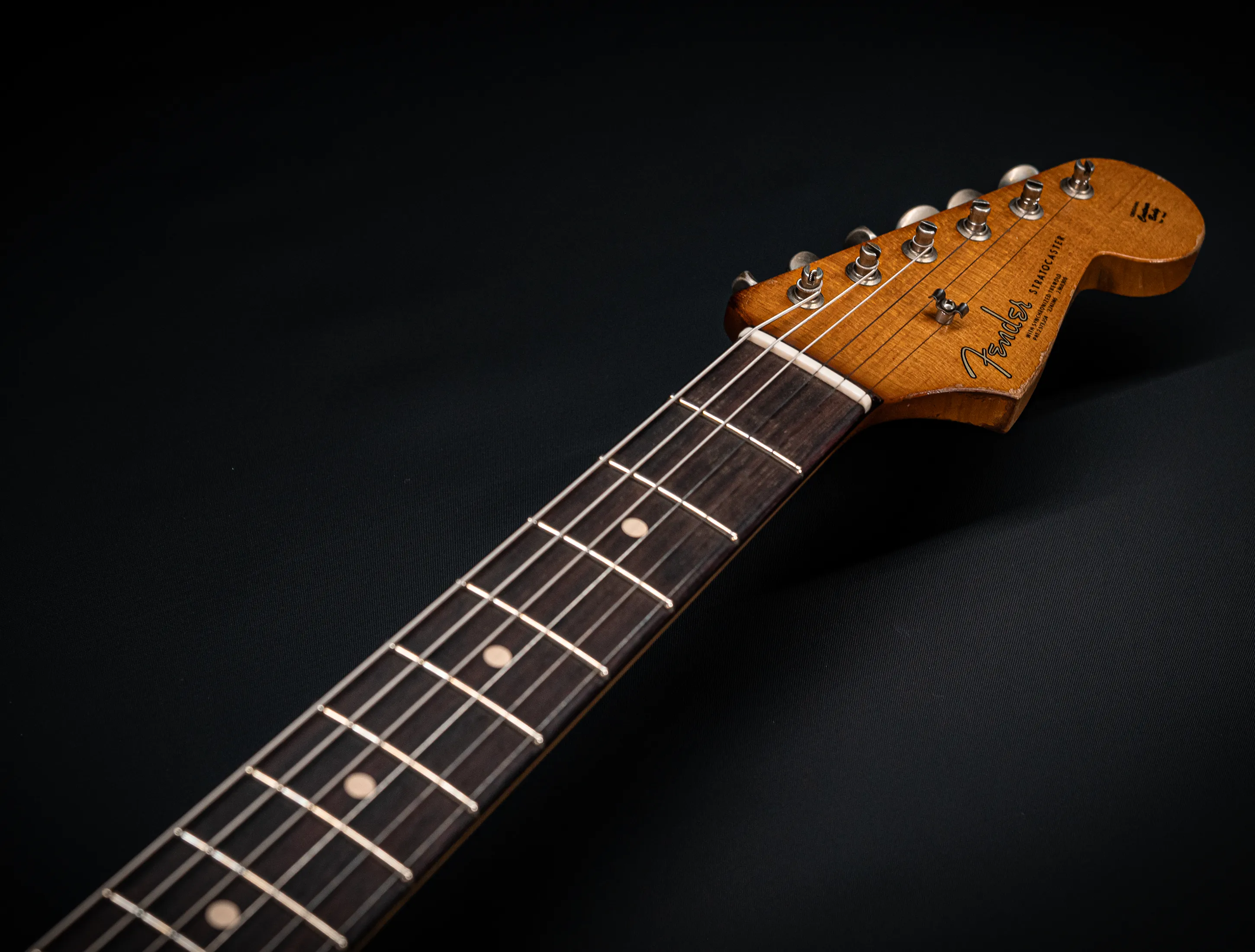 Fender Masterbuilt Paul Waller 1961 F-branded Ex Pin-Up Stratocaster Heavy Relic Sonic Blue over Sunburst