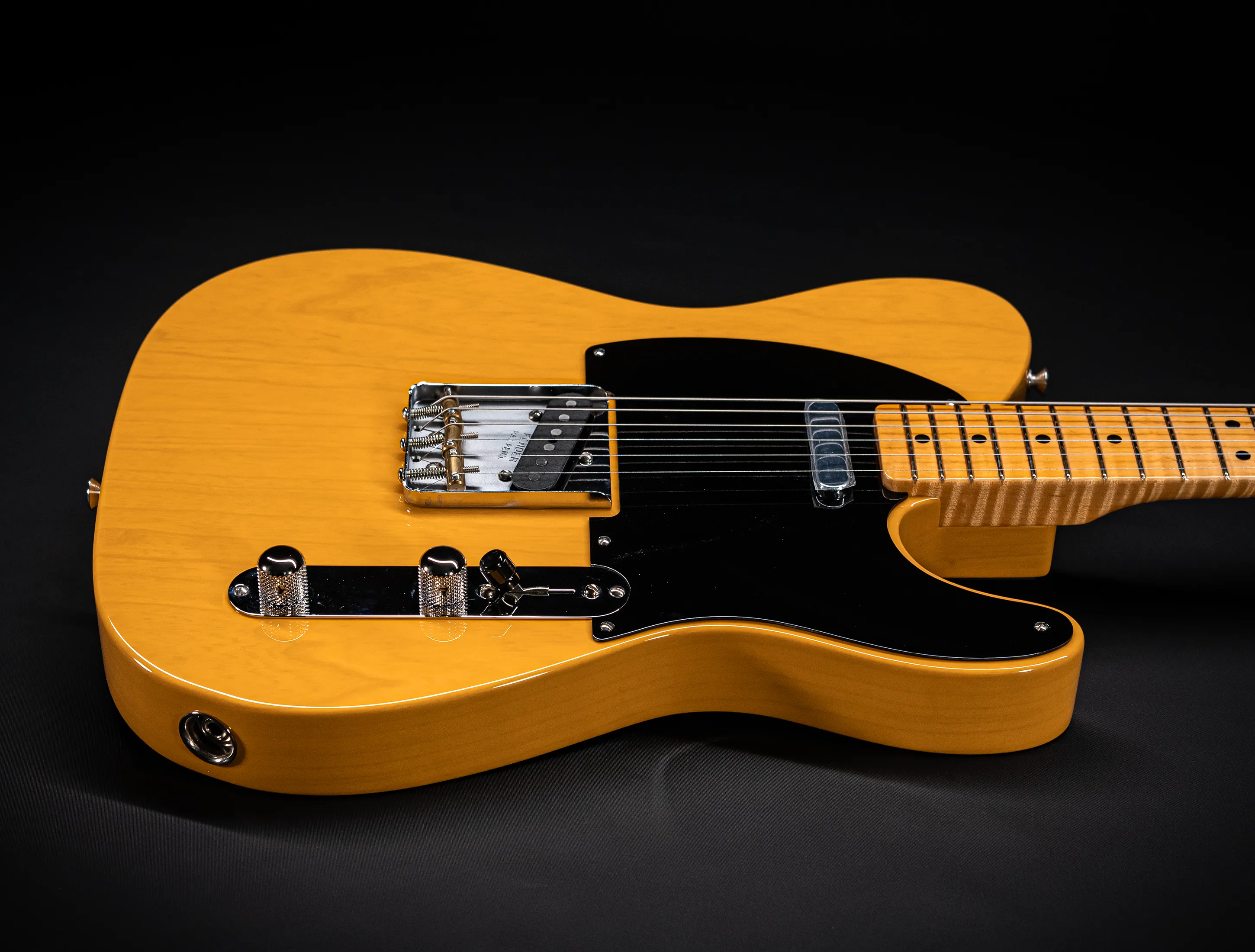 Fender MBD 1952 Telecaster GLOSS NOS flame Neck - Butterscotch Blonde