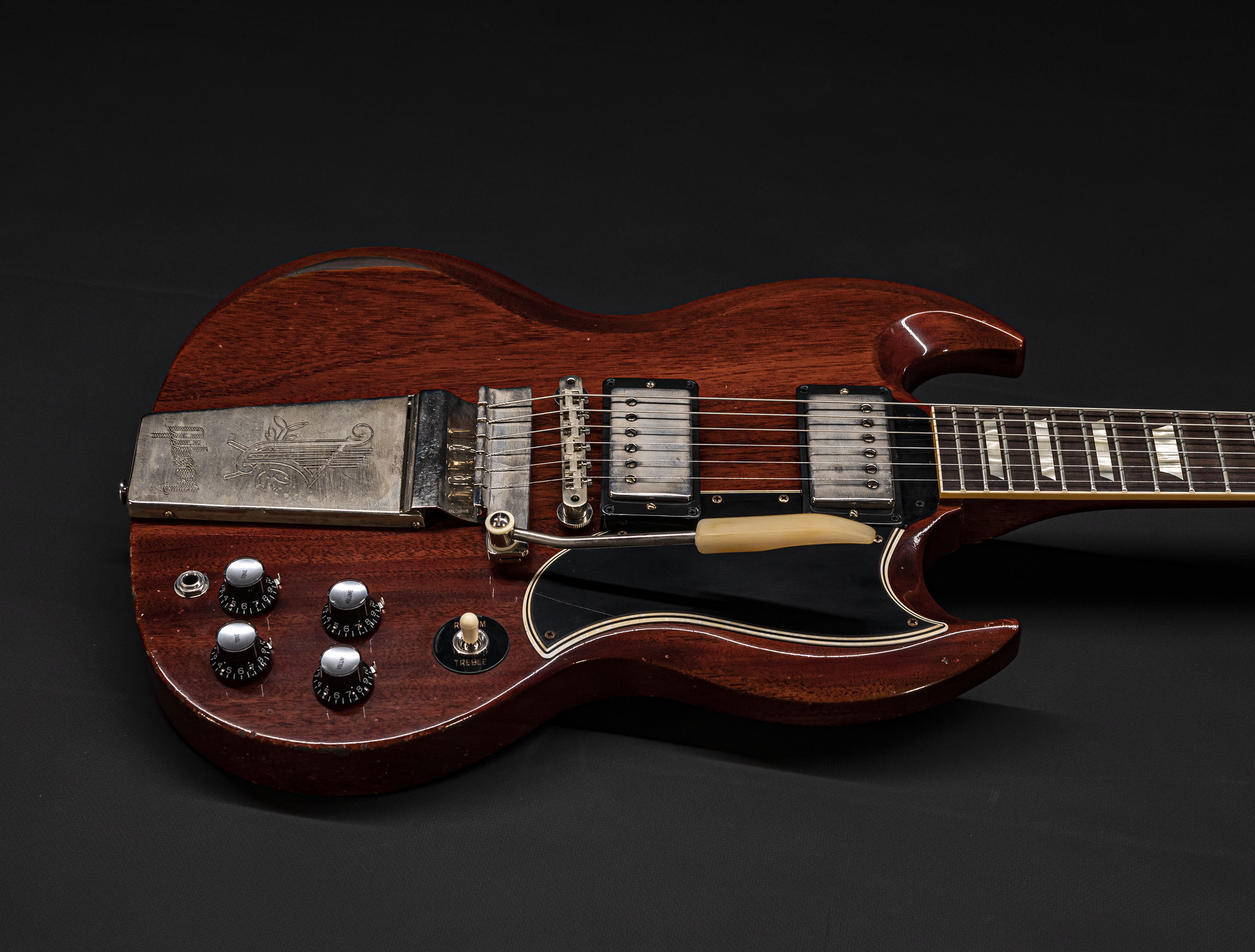 a123184-Gibson-SG-1964-Standard-Reissue-Maestro-Vibrola-Murphy-Lab-Heavy-Aged-Faded-Cherry a123184-gibson-sg-1964-standard-reissue-maestro-vibrola-murphy-lab-heavy-aged-faded-cherry