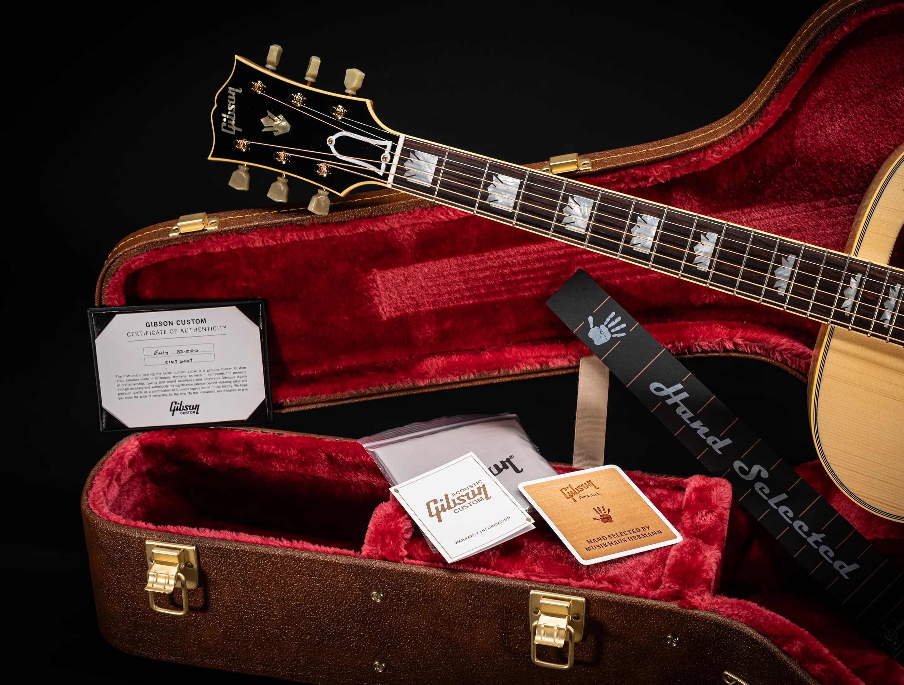 Gibson SJ-200 EARLY 50`s Golden Era Custom Shop Adirondack - Natural