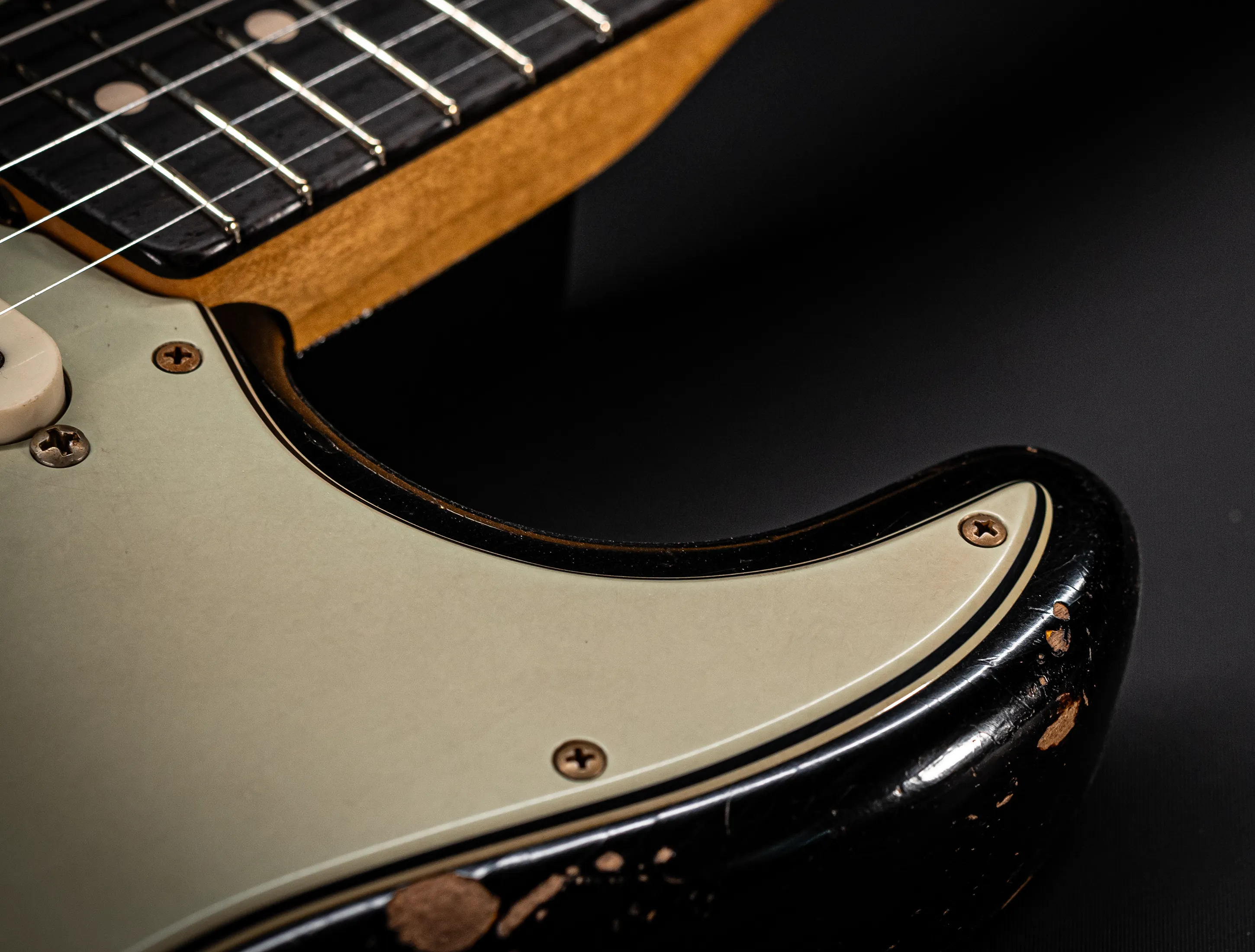 Fender Senior Masterbuilt Todd Krause 1963 Hardtail Humbucker Stratocaster Relic - Sunburst