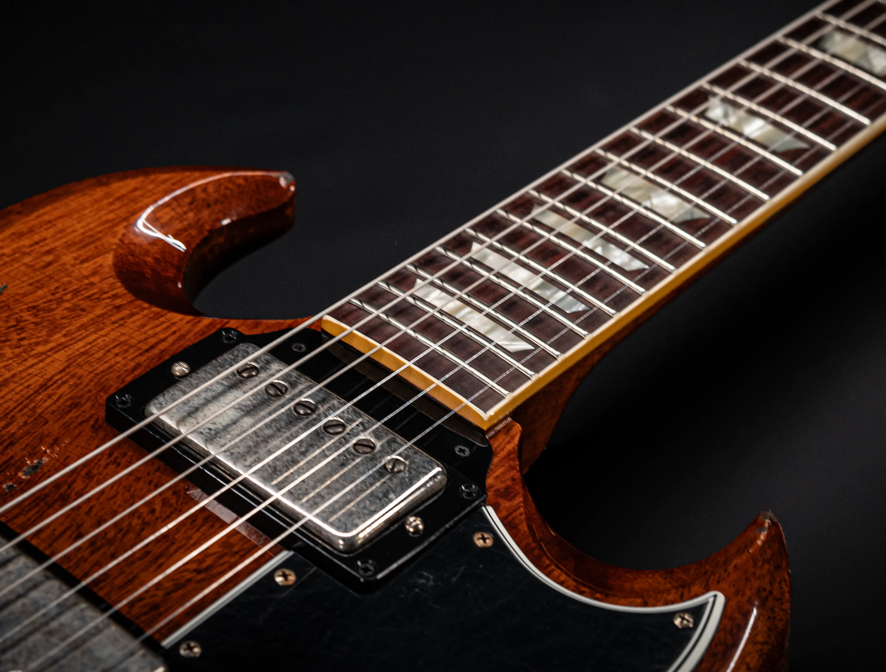 Gibson SG 1961 Standard Murphy Lab Heavy Aged Antique Faded Cherry