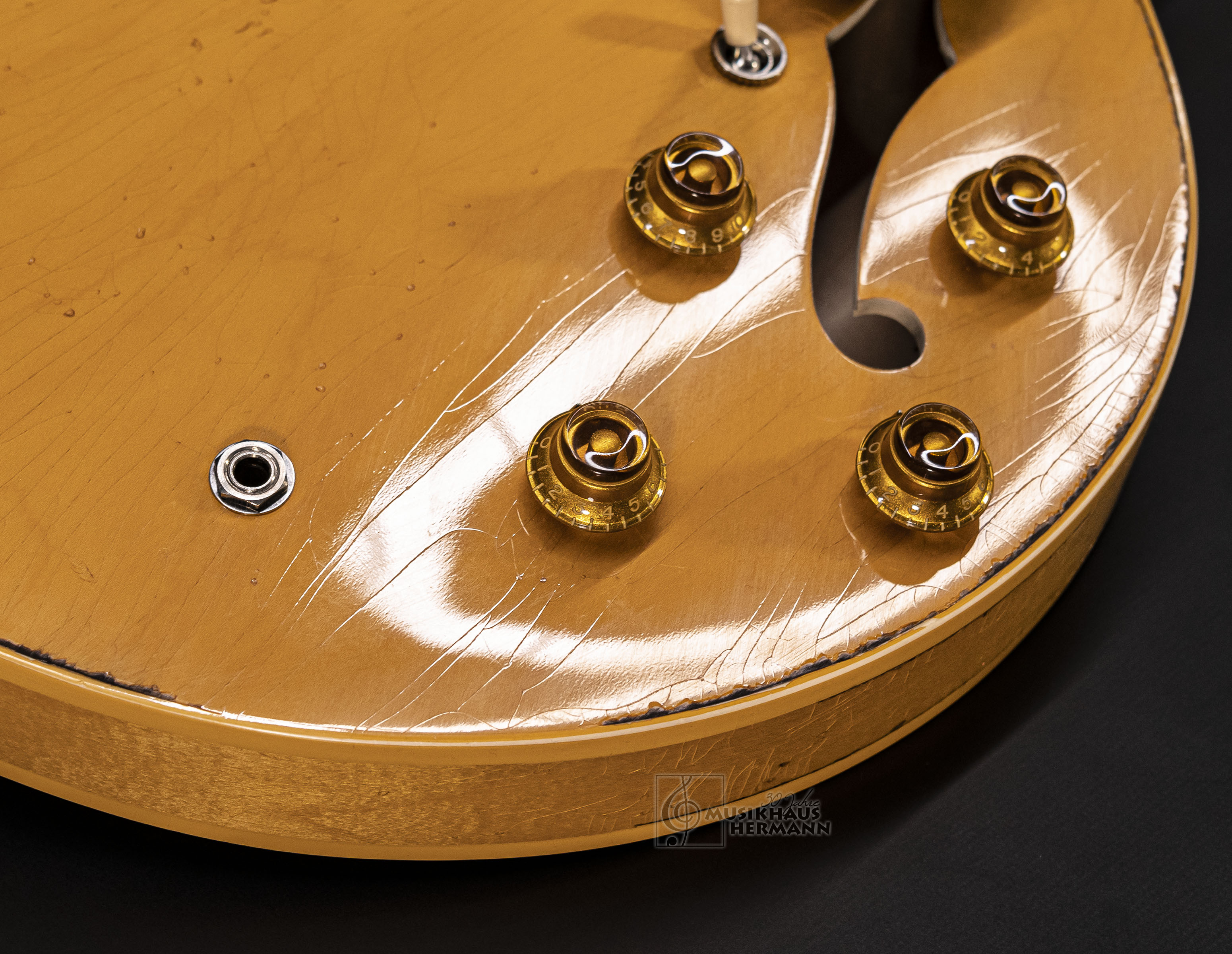 Show gallery (25 images) a10-3349-gibson-1959-es-335-vintage-natural-ultra-heavy-aged