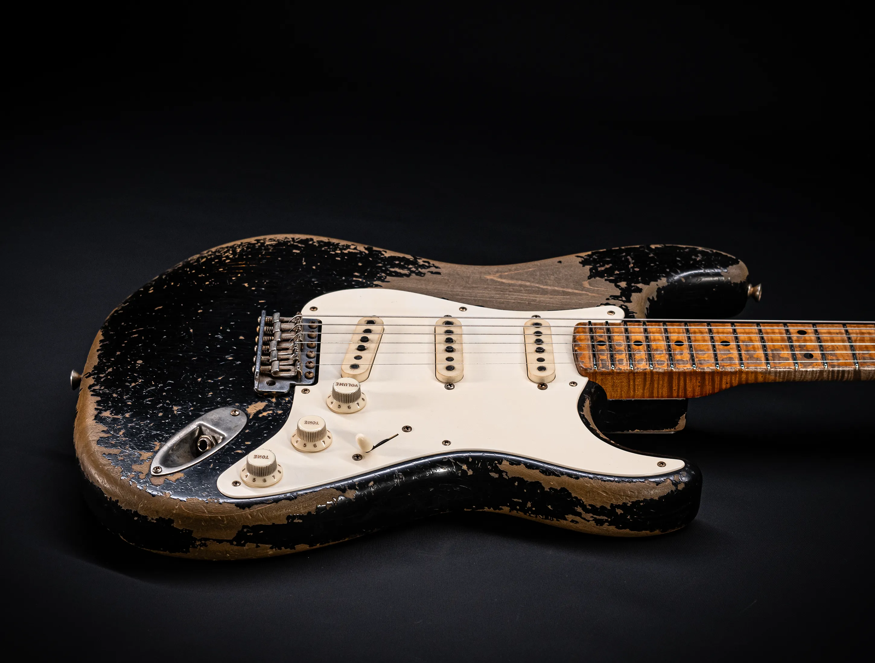 Fender Senior Masterbuilt Dale Wilson 1957 Stratocaster Heavy Relic - faded Black
