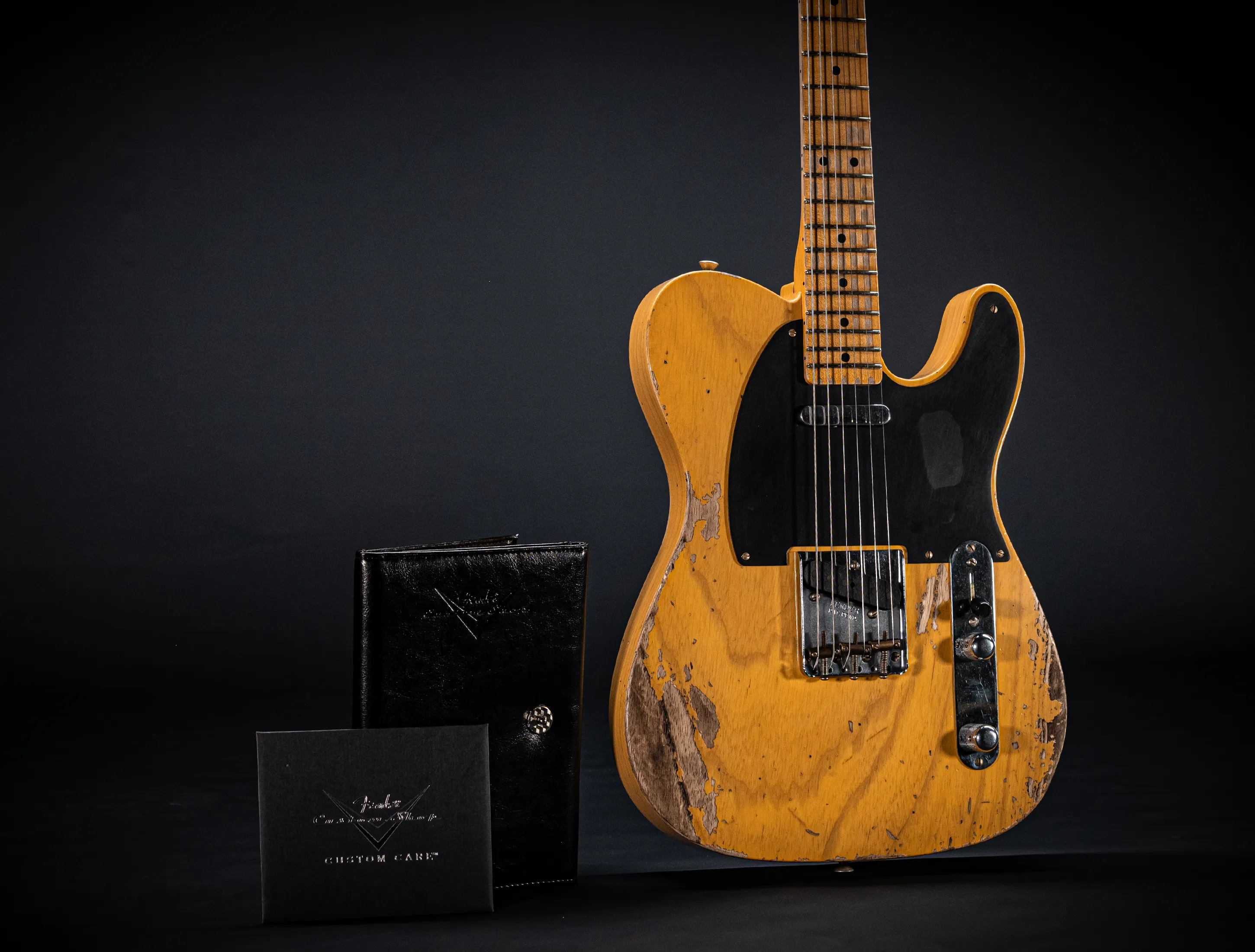 Fender MBD 1952 Telecaster Heavy Relic 1pc Ash Body - Butterscotch Blonde Fender MBD 1952 Telecaster Heavy Relic 1pc Ash Body - Butterscotch Blonde