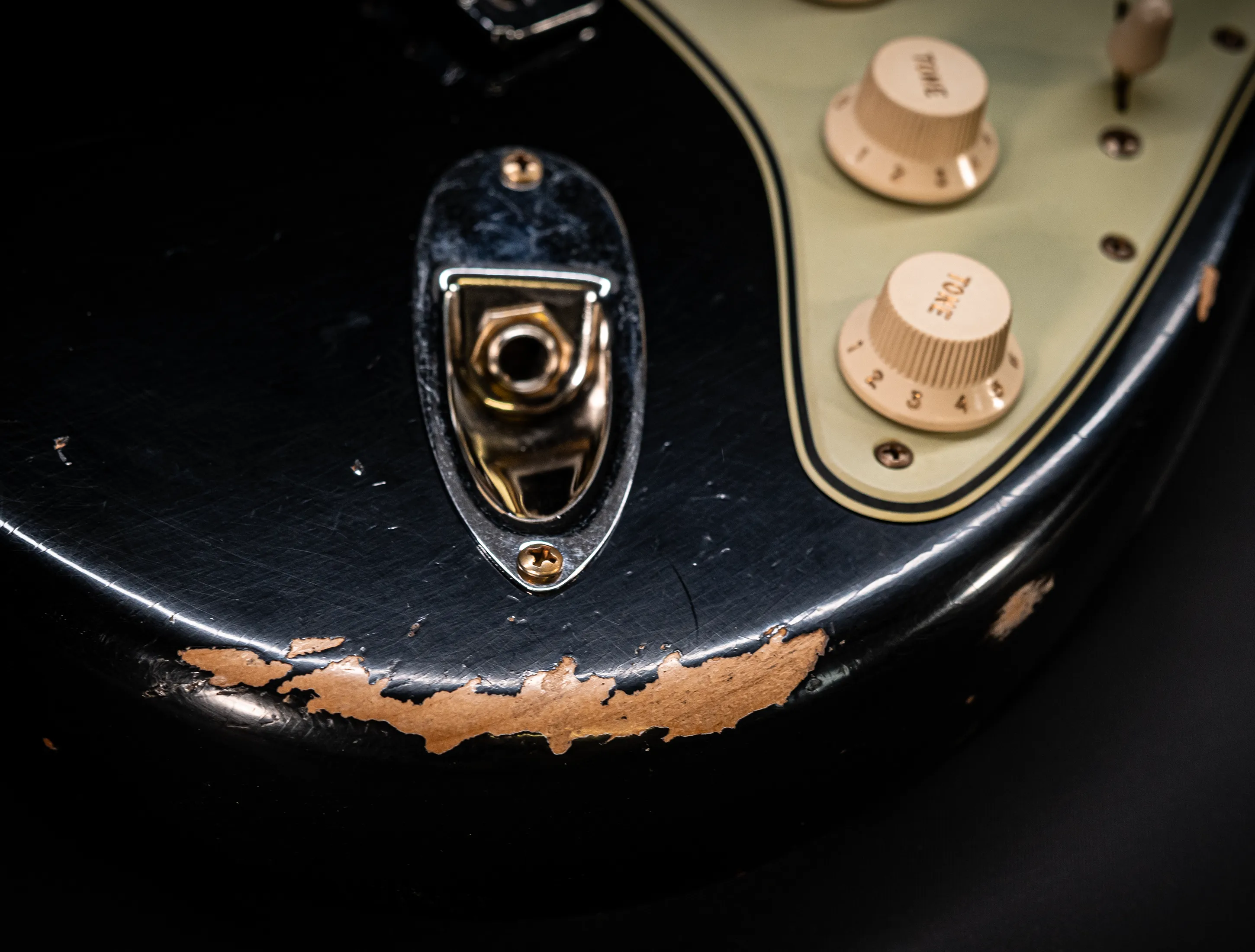 a173116Fender MBD Limited 1963 Stratocaster Heavy Relic - Black Muikhaus-Hermann