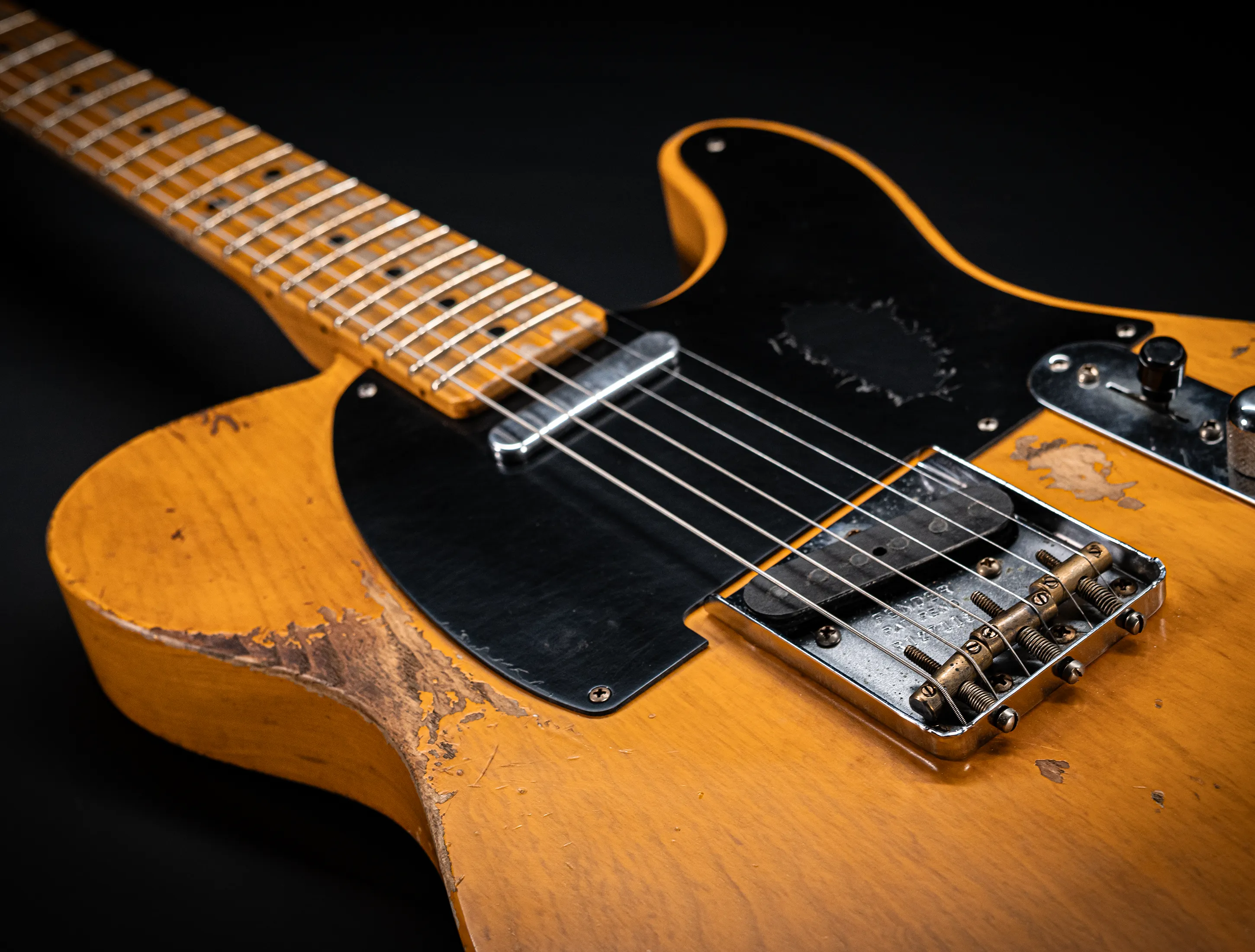 Fender Masterbuilt Kyle McMillin 1952 Telecaster Heavy Relic - 1pc Ash Butterscotch Blonde