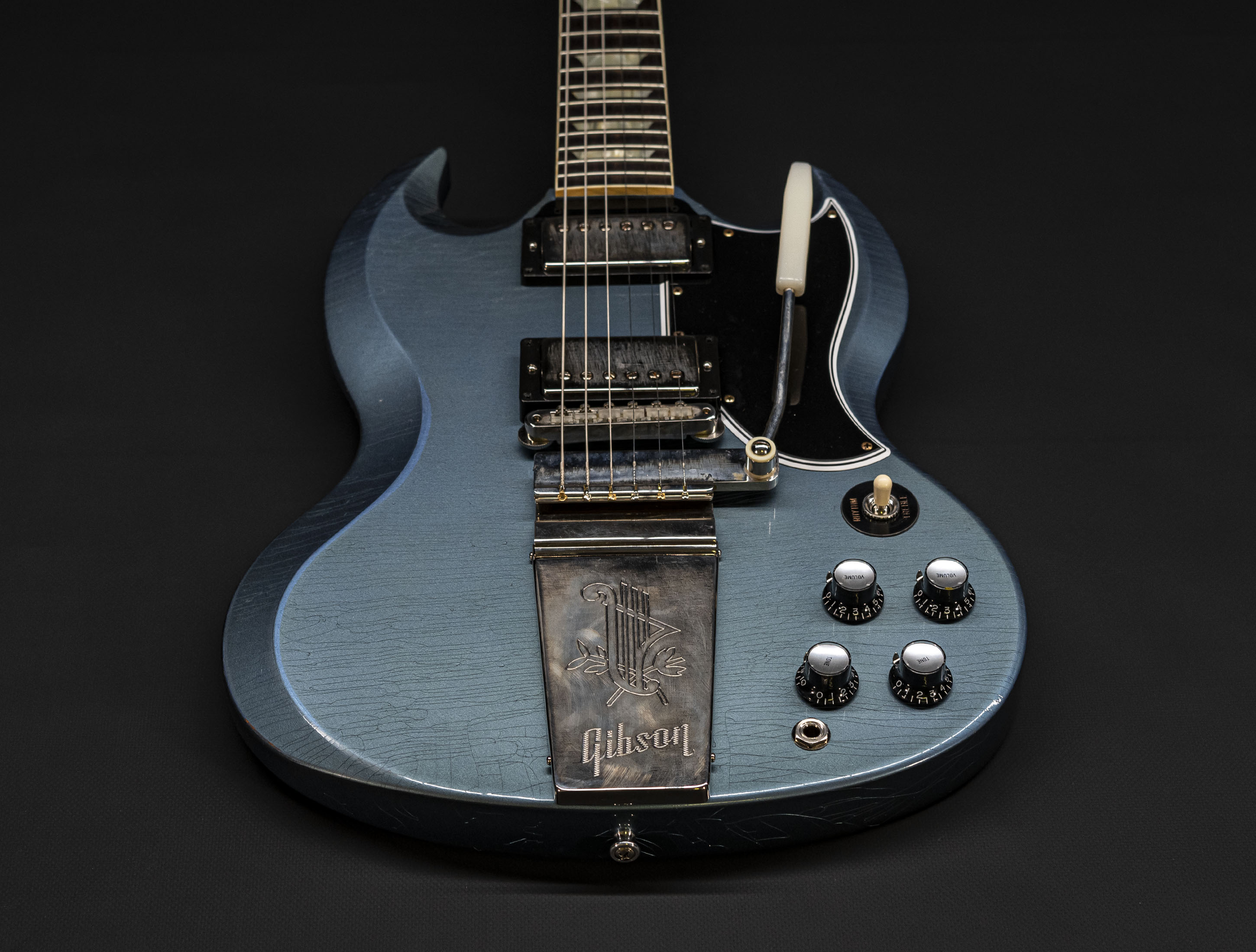 a115954_Gibson-SG-1964-Standard-Maestro-Vibrola-Murphy-Lab-Light-Aged-Pelham-Blue a115954 gibson-sg-1964-standard-maestro-vibrola-murphy-lab-light-aged-pelham-blue