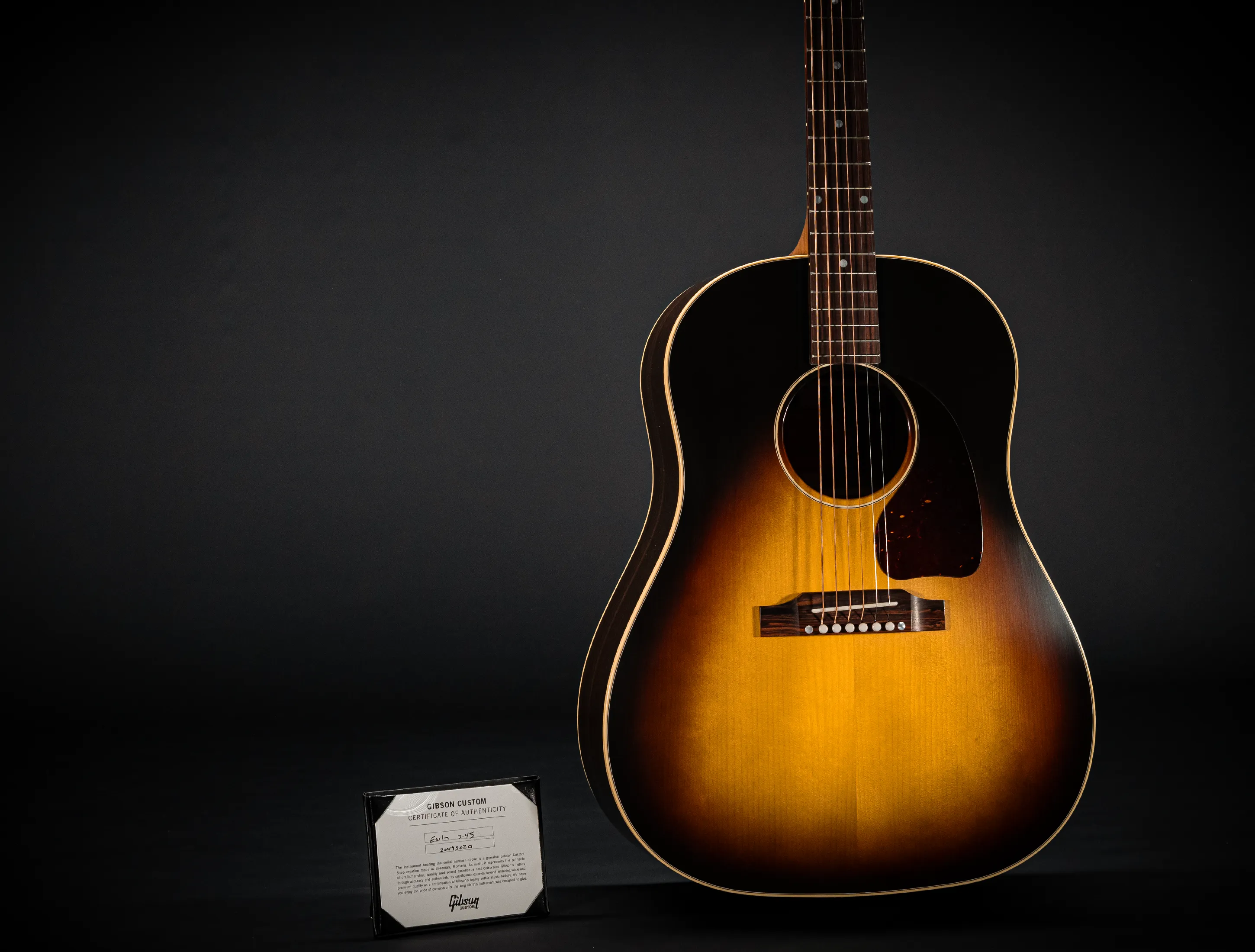 Gibson J-45 Rosewood EARLY 50s Golden Era Custom Shop Adirondack Vintage Sunburst Gibson J-45 Rosewood EARLY 50s Golden Era Custom Shop Adirondack Vintage Sunburst