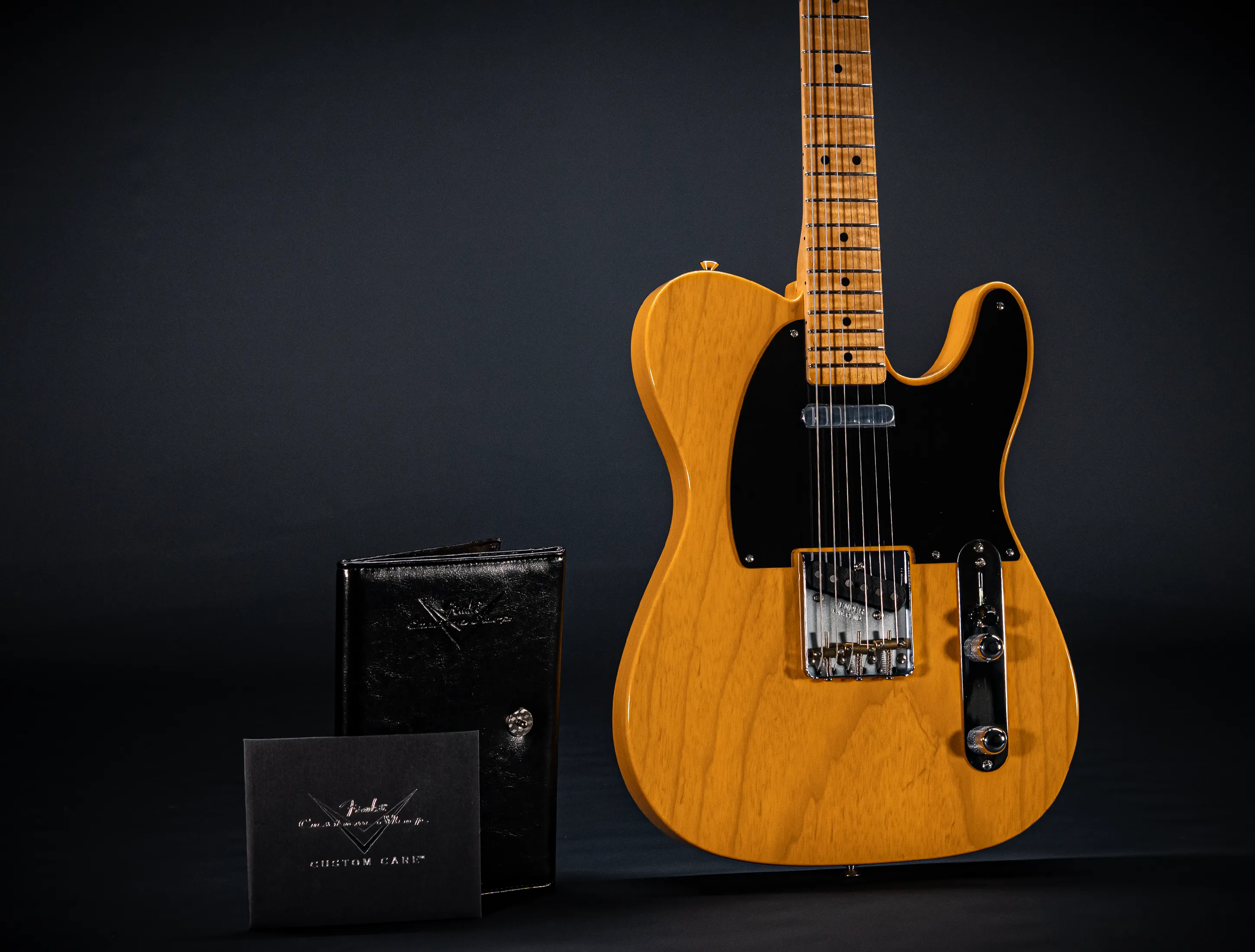 Fender MBD 1952 Telecaster Timeless NOS 1pc. Ash Body flame Neck - Butterscotch Blonde