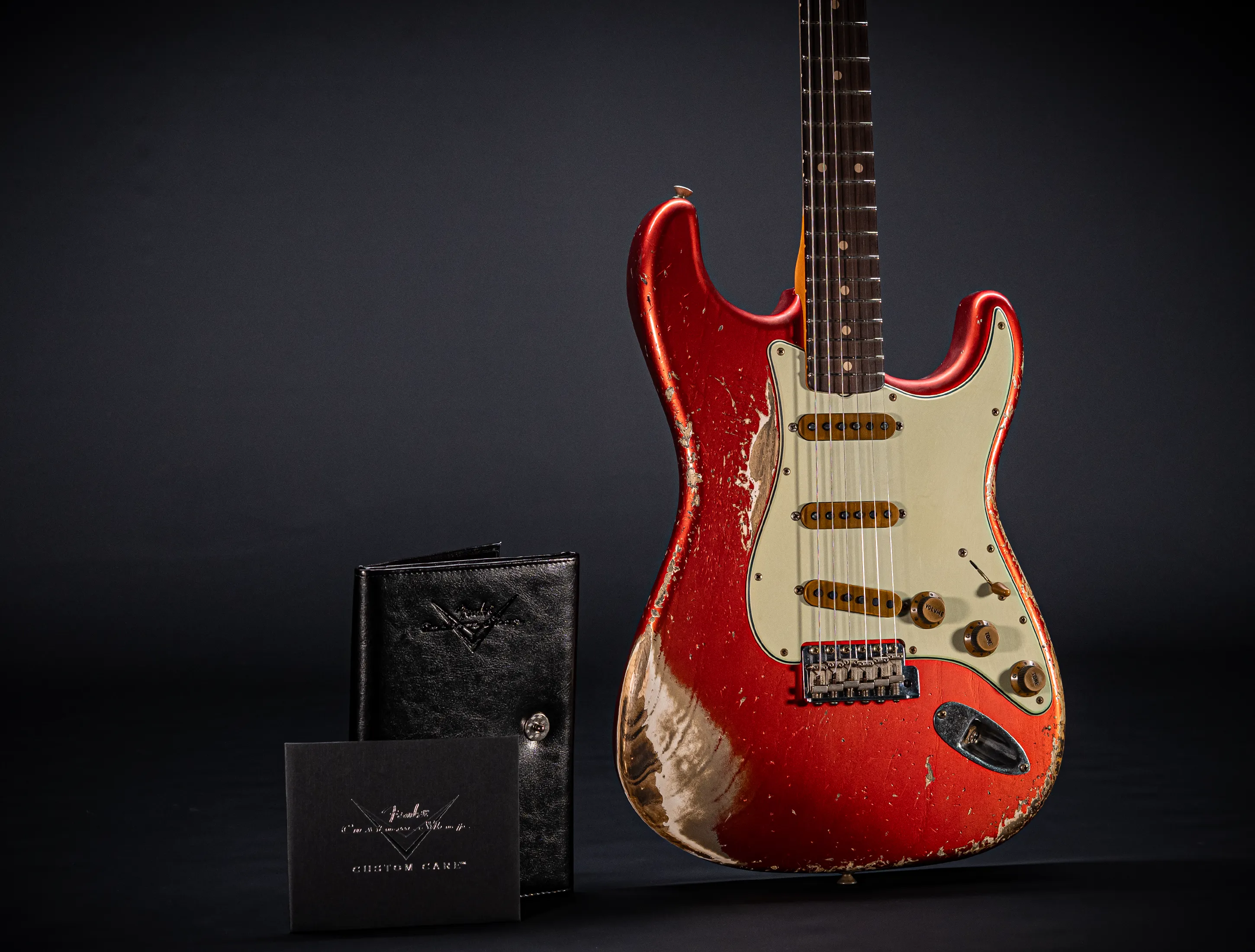Fender MBD II 1962 Stratocaster MIDAS Super Heavy Relic - ASH Body Candy Apple Red