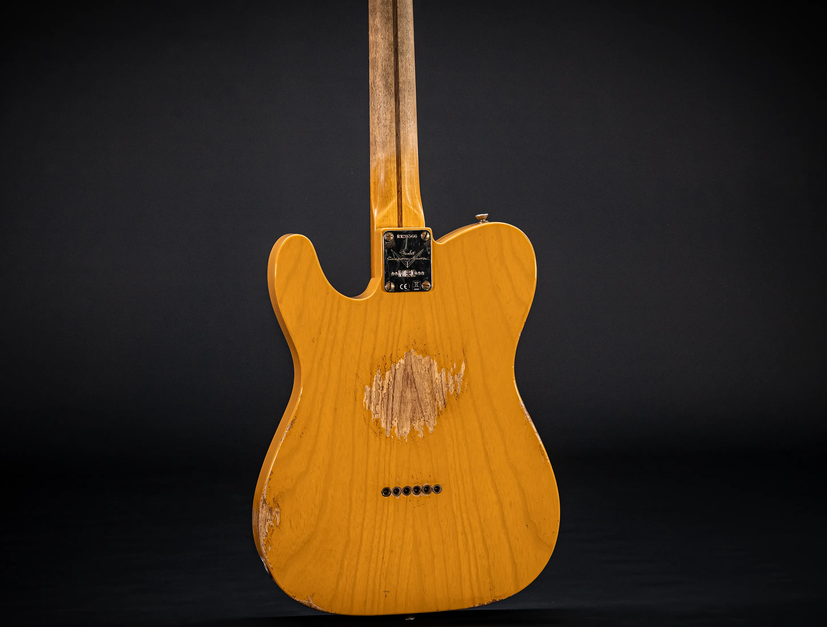 a173262Fender MBD Limited 1952 Humbucker Telecaster Heavy Relic - Butterscotch Blonde Muikhaus-Hermann