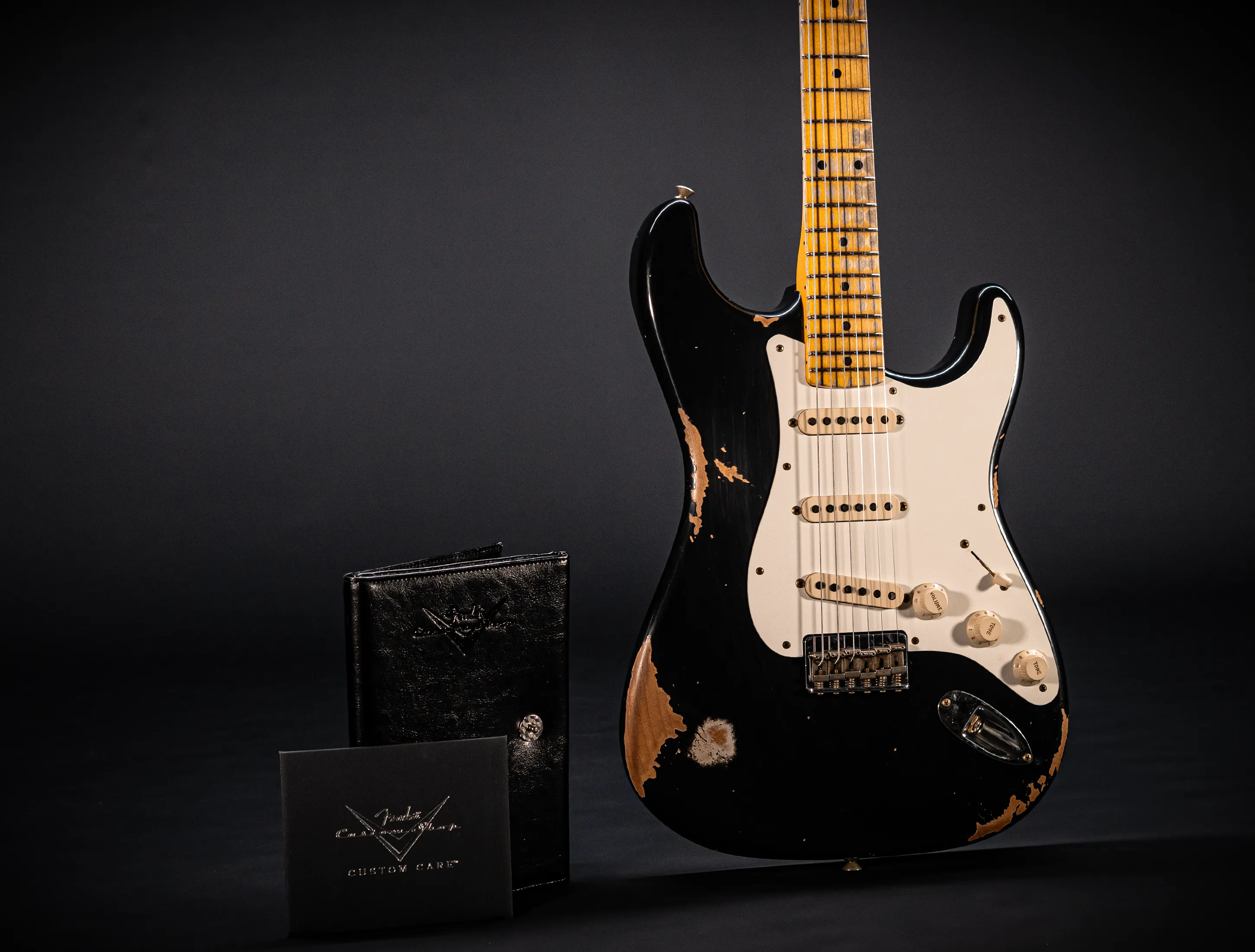 Fender MBD Limited 1957 Hardtail Stratocaster Heavy Relic - Black