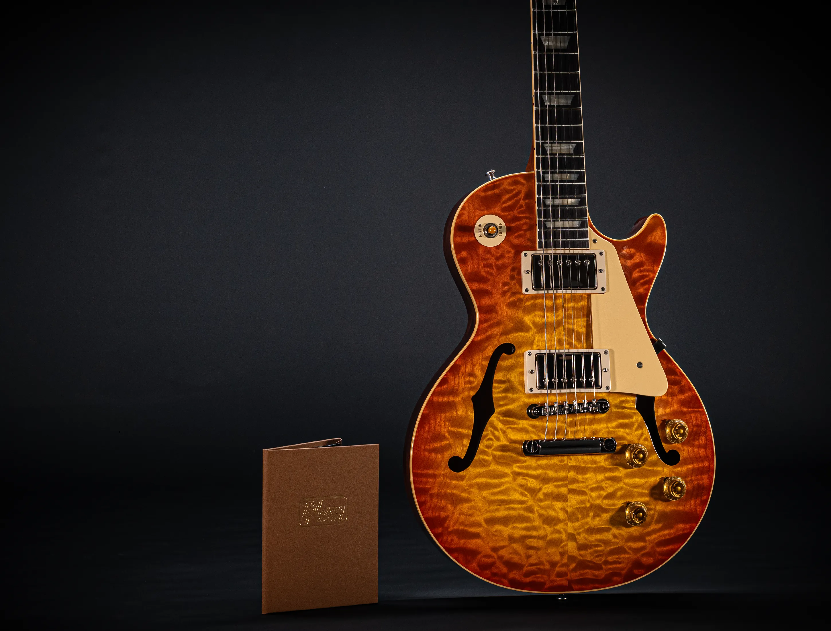 Gibson Les Paul 1959 Semi-Hollowbody F-Holes GLOSS Antiquity Burst "Factory Special"