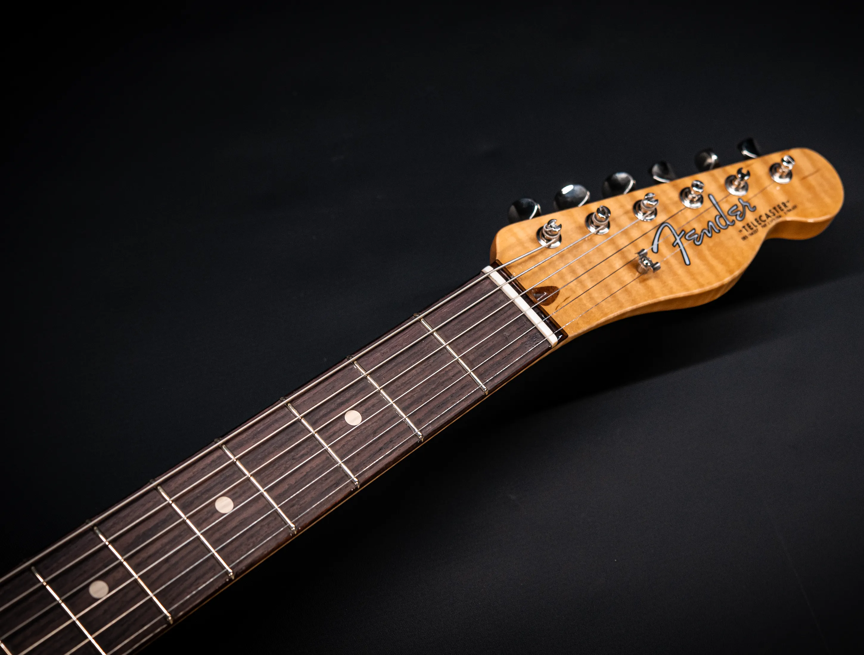a164306 Fender MBD Limited 1963 Telecaster Timeless NOS flame Neck - Fiesta Red