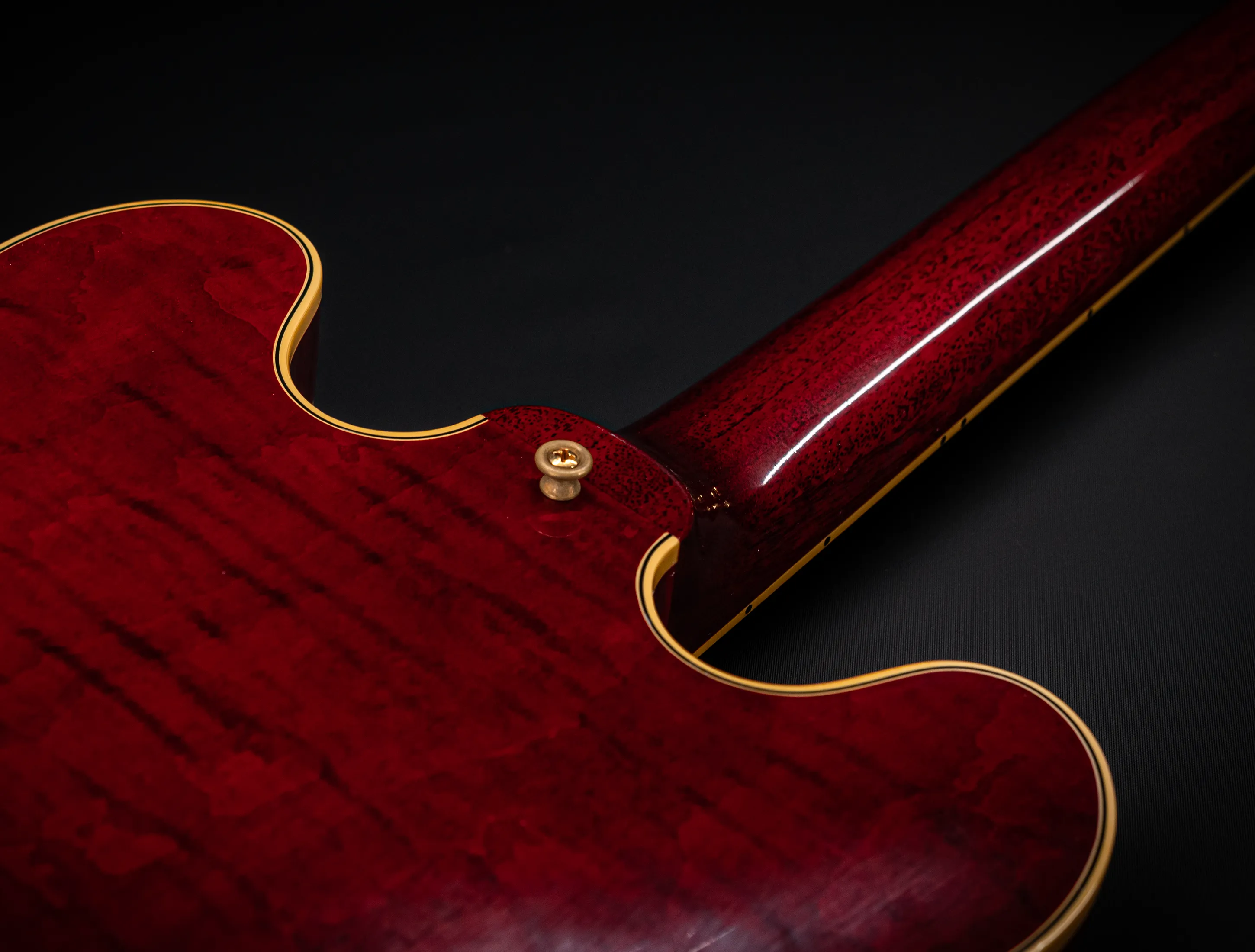Gibson ES-355 1959 Custom Shop Murphy Lab Ultra Light Aged Figured Maple - Viking Red