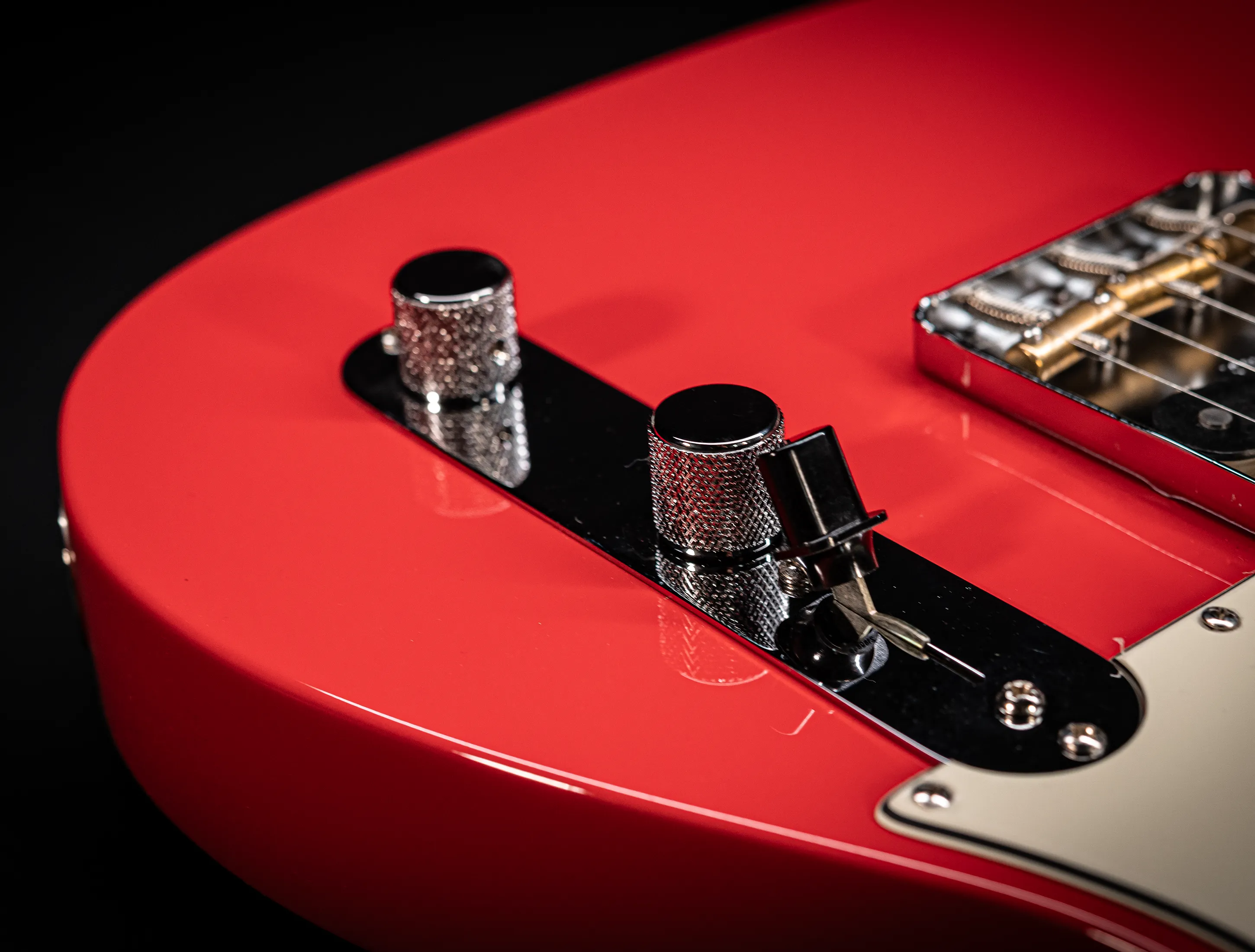 a164316 Fender MBD Limited 1963 Telecaster Timeless NOS flame Neck - Fiesta Red