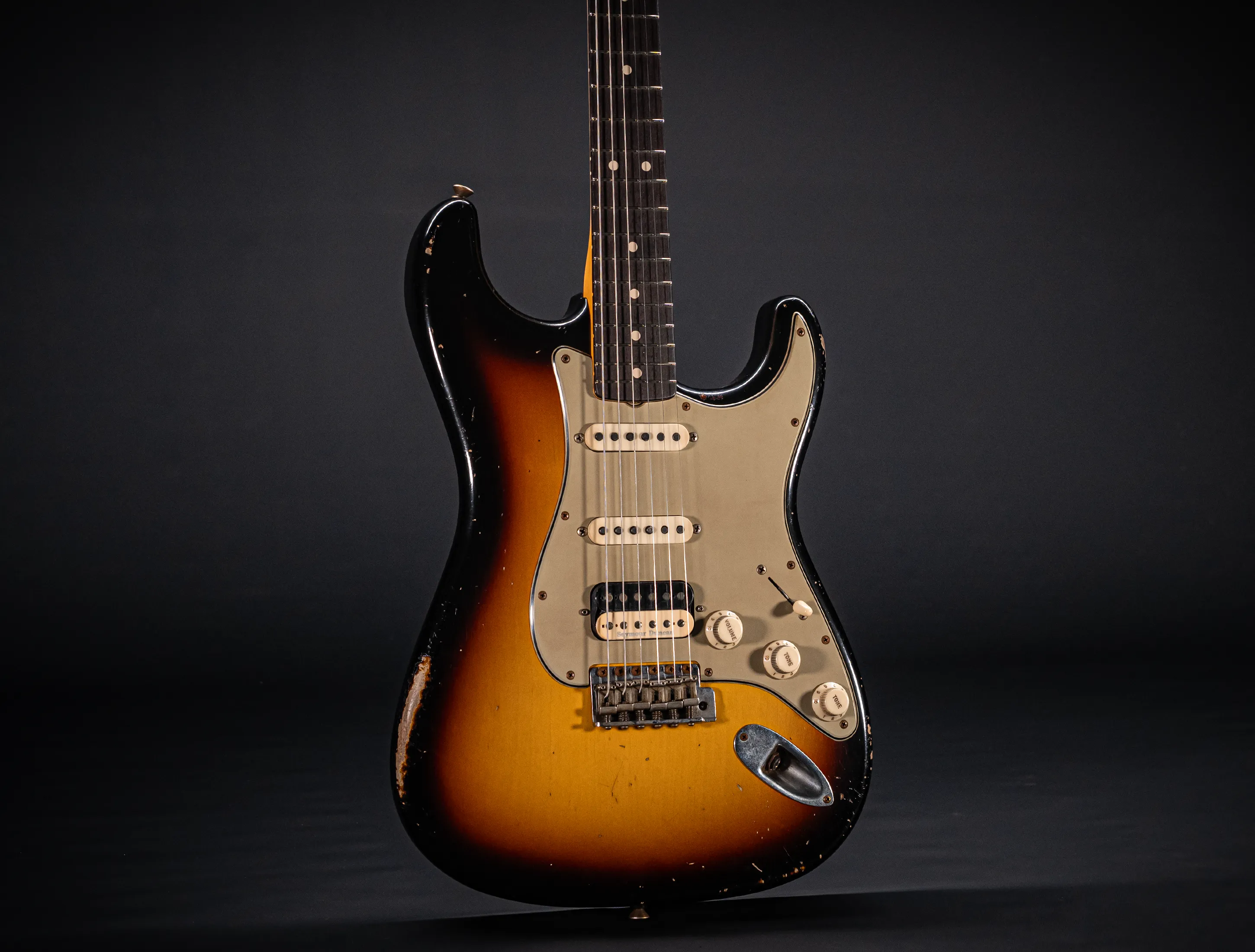 Fender Senior Masterbuilt Todd Krause 1963 Humbucker Stratocaster Relic - Sunburst