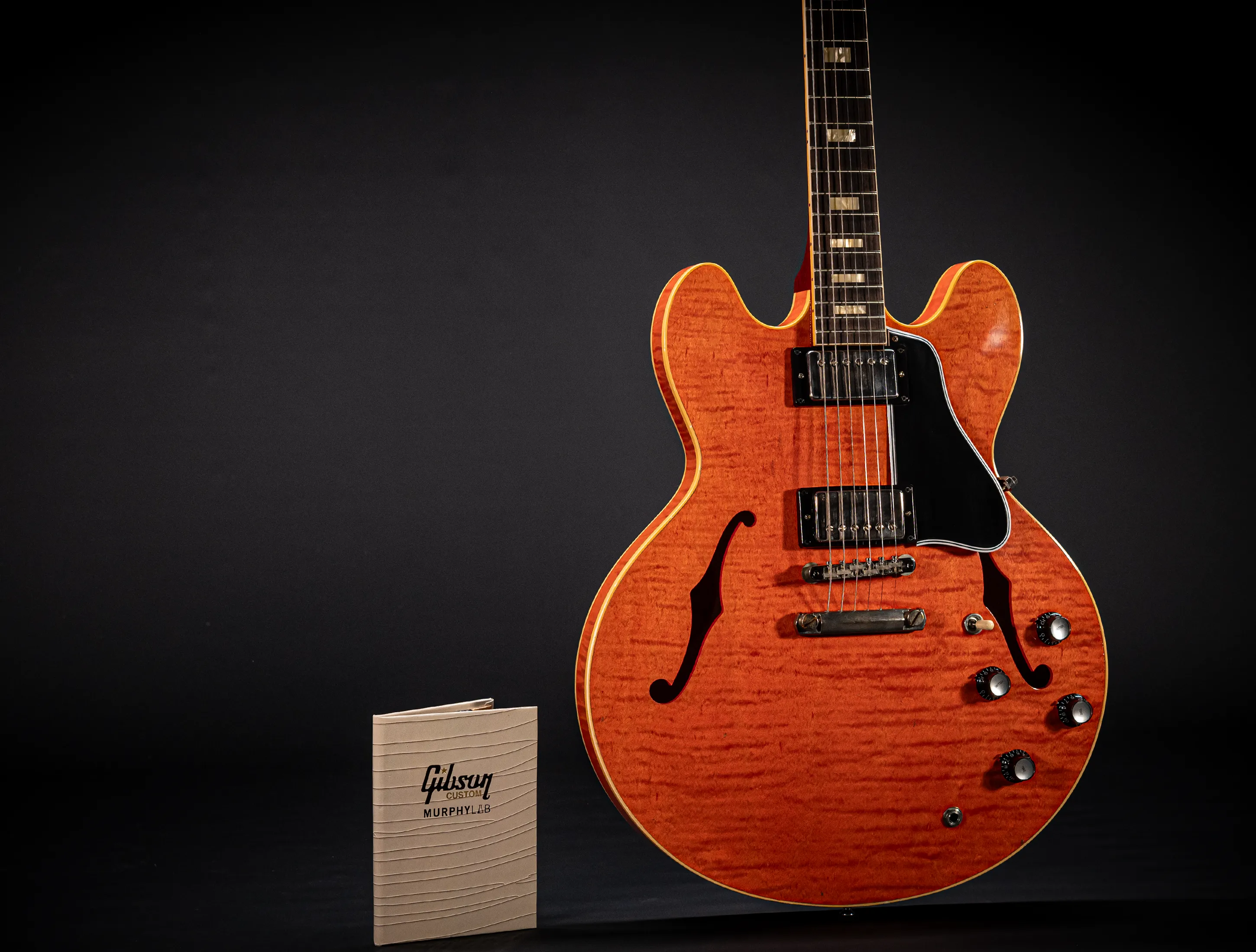 Gibson ES-335 1964 Custom Shop Murphy Lab Light Aged Figured Maple - Watermelon Red