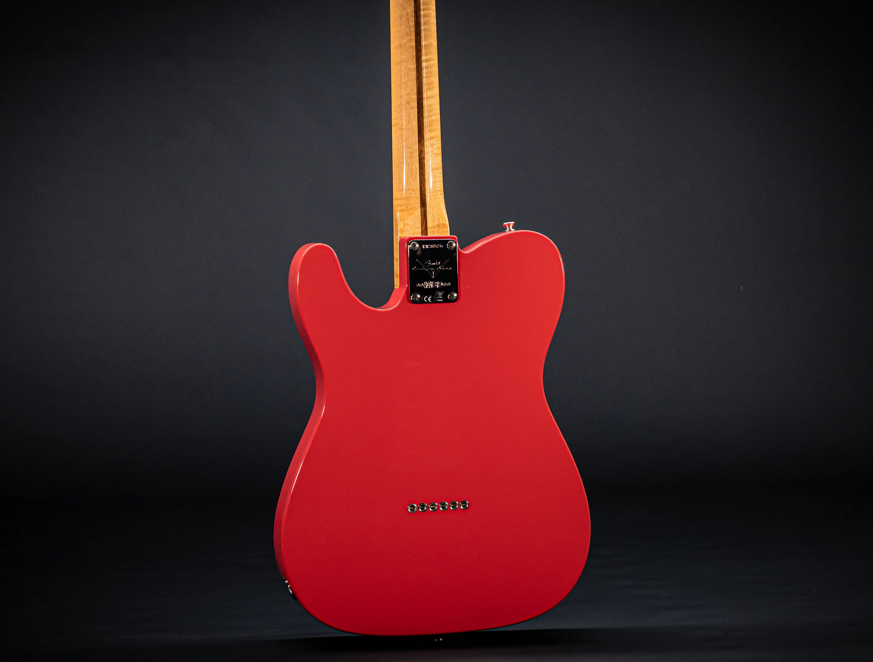 a164326 Fender MBD Limited 1963 Telecaster Timeless NOS flame Neck - Fiesta Red