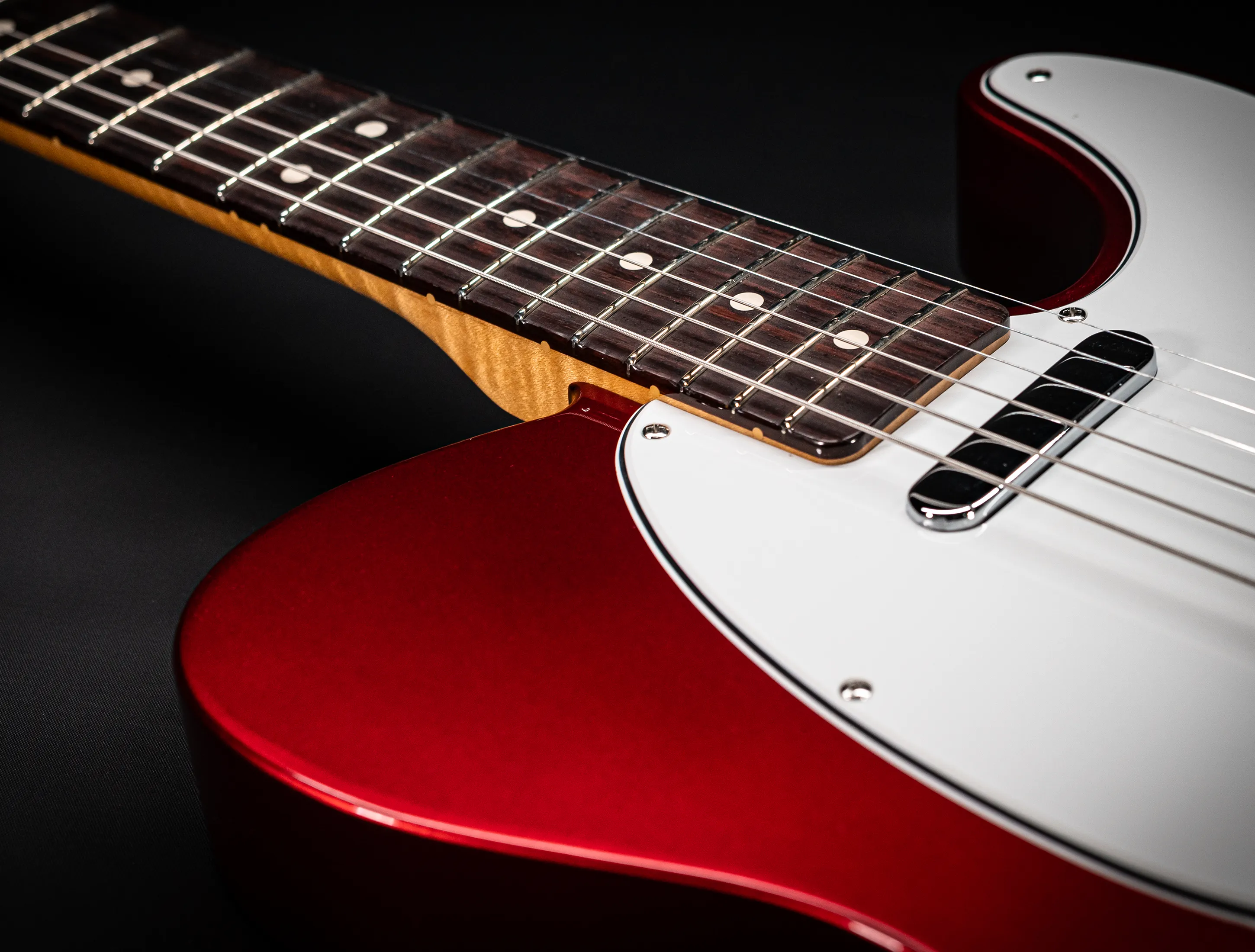 Fender MBD 1963 Telecaster Timeless NOS flame Neck - Candy Apple Red