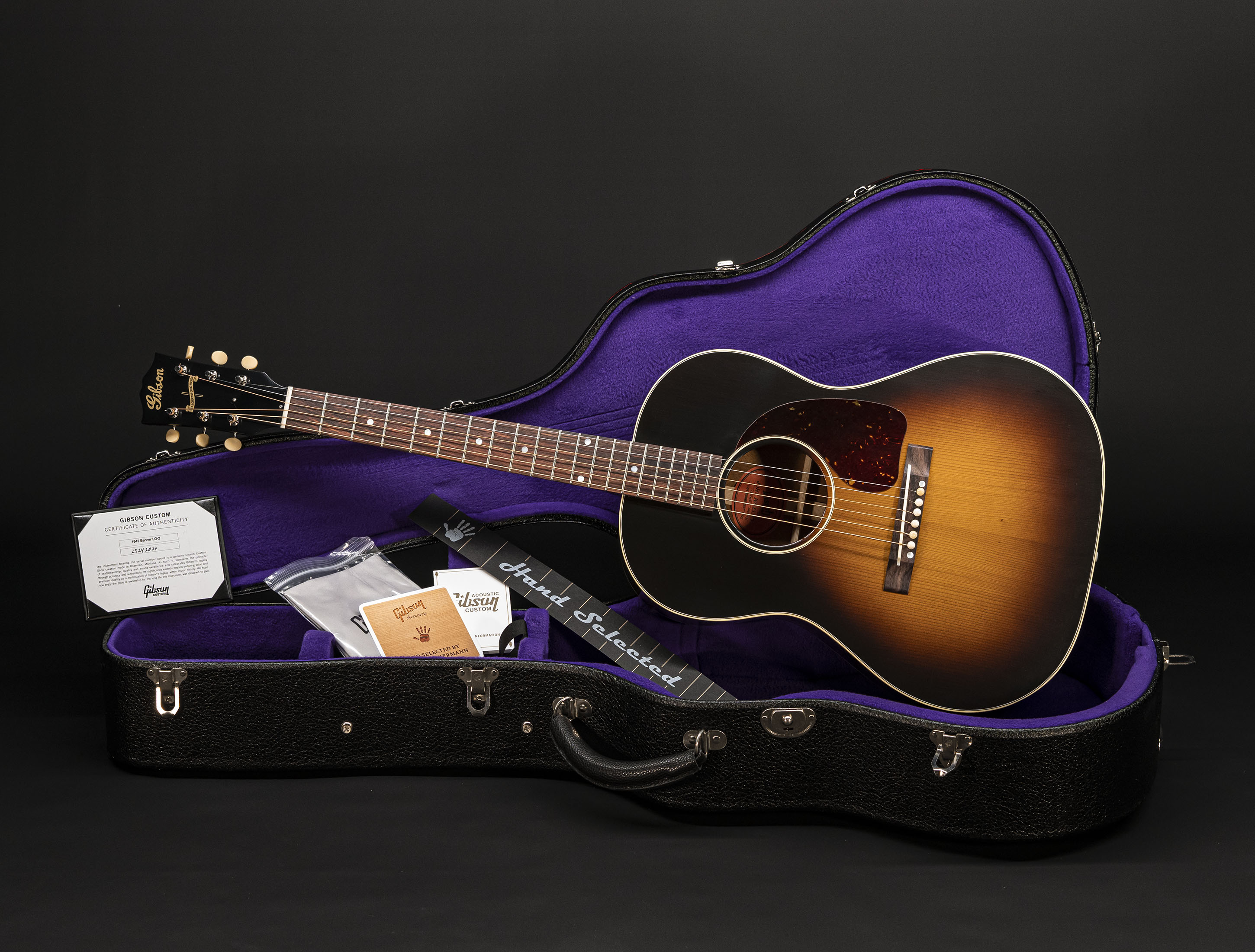 Show gallery (24 images) a133363 gibson-lg-2-1942-banner-vintage-sunburst