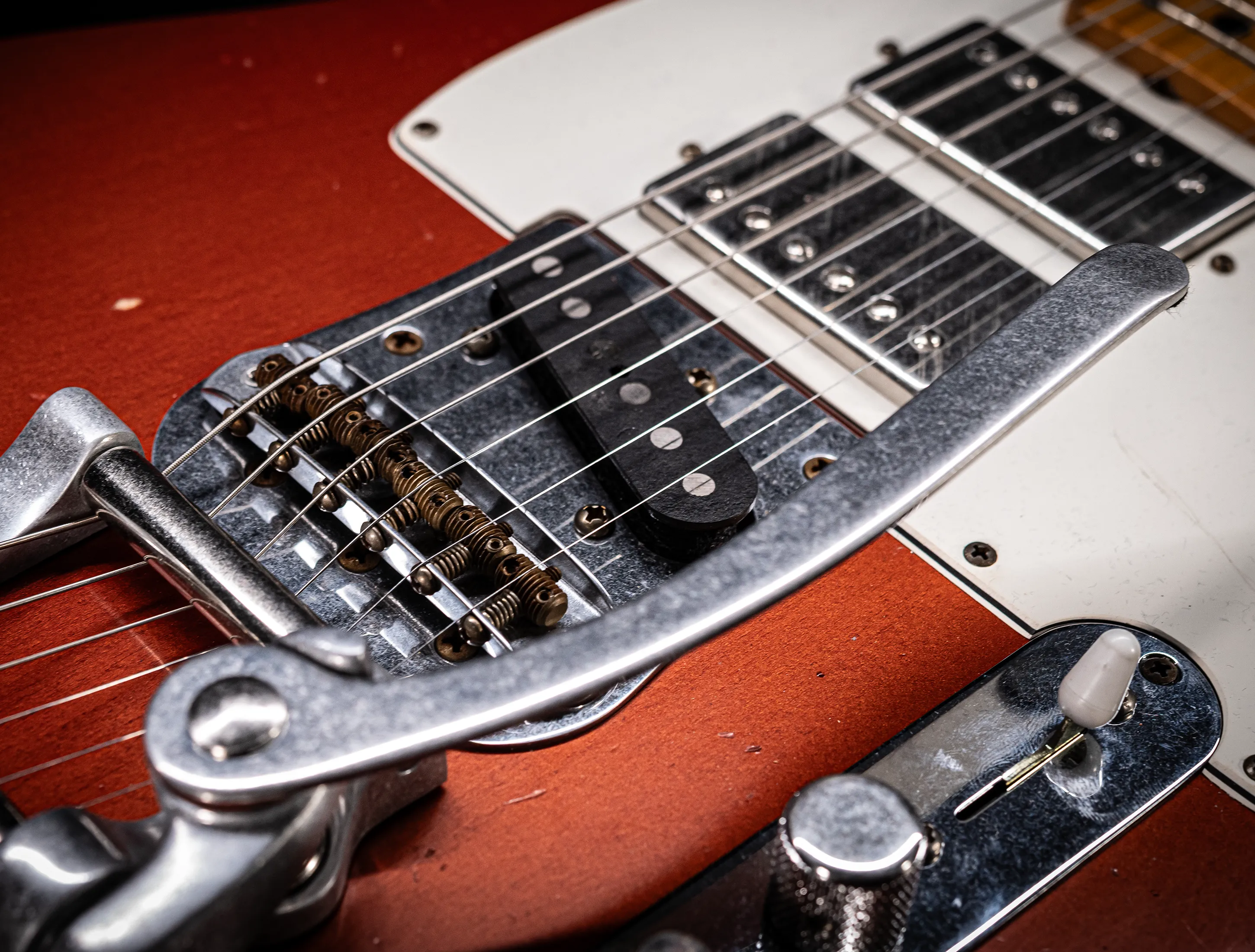 Fender Masterbuilt Dennis Galuszka Limited Edition Mike Campbell 1972 „Red Dog“ Telecaster