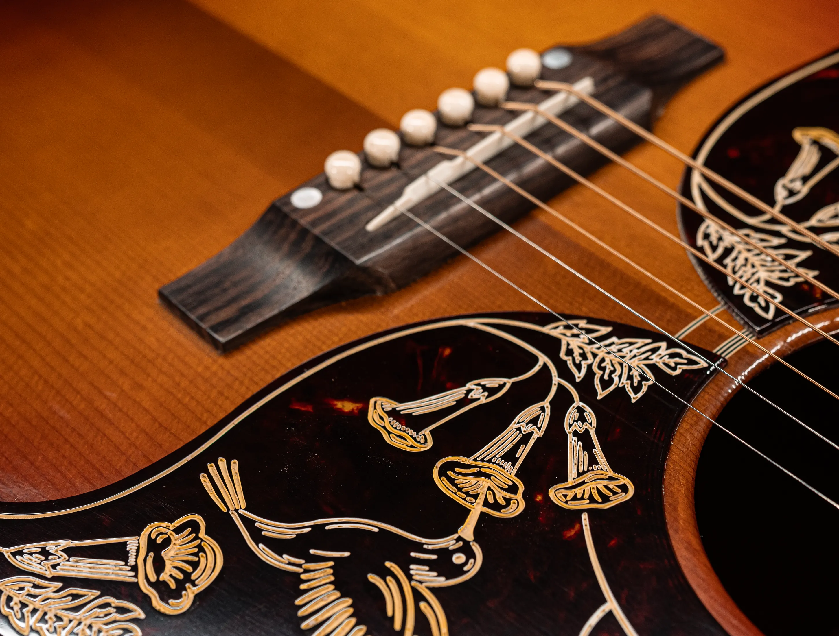 Gibson 1960 Hummingbird Double Pickguard Custom Shop thermally Aged Adirondack Antique 60s Cherry