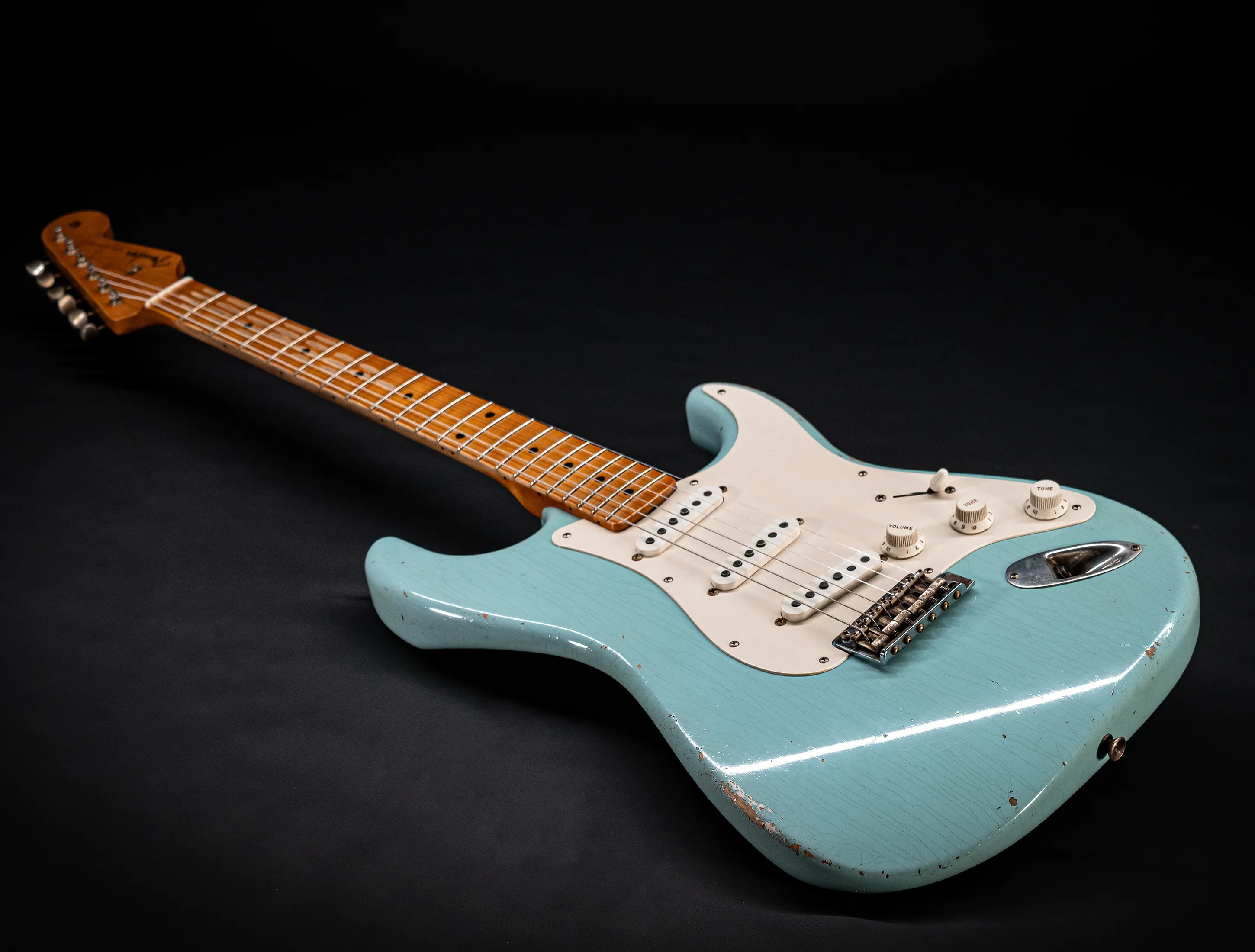 Fender Senior Masterbuilt Todd Krause 1957 Stratocaster Relic - Daphne Blue