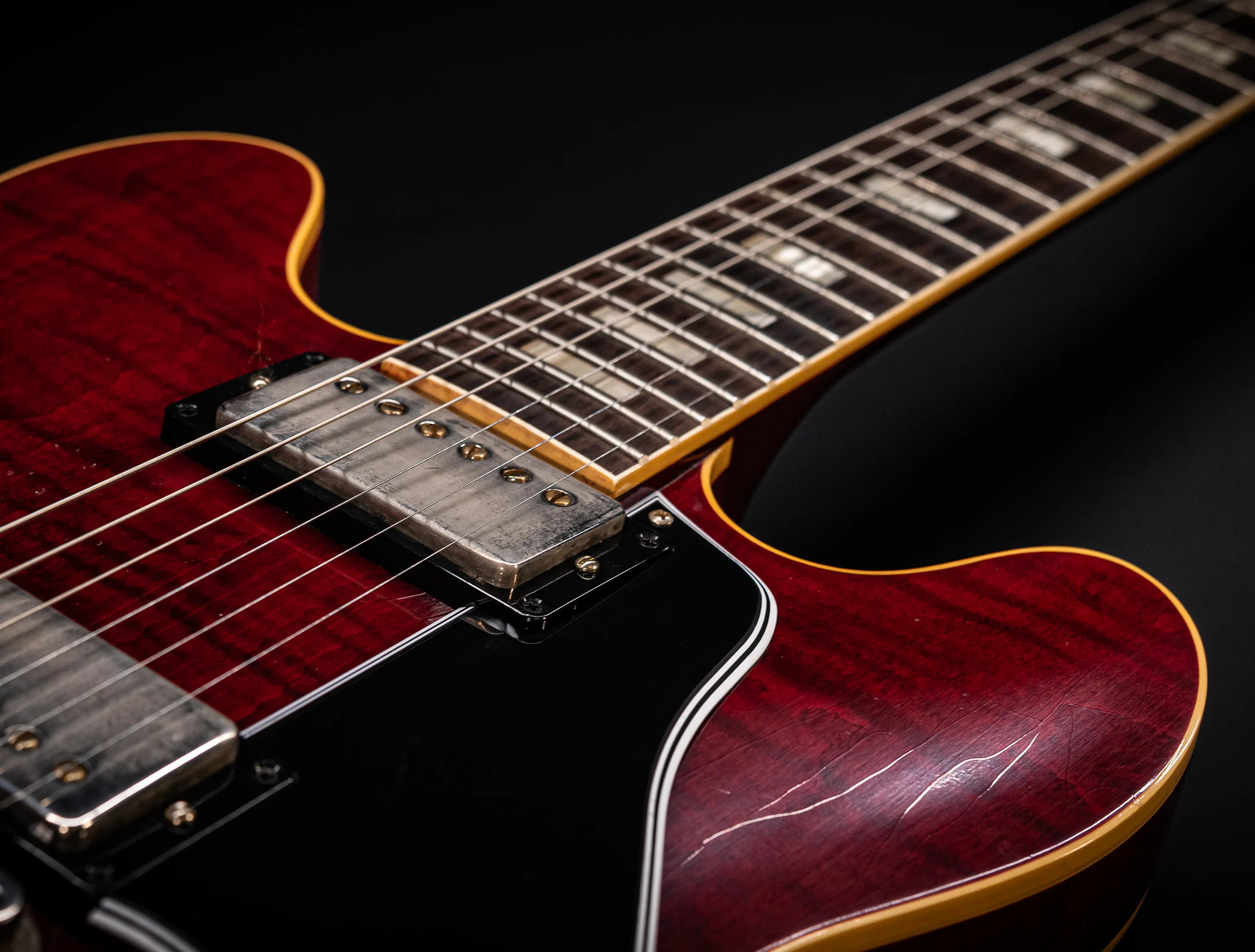 a165203 Gibson ES-335 1964 Custom Shop Murphy Lab Light Aged Figured Maple - 60s Viking Red