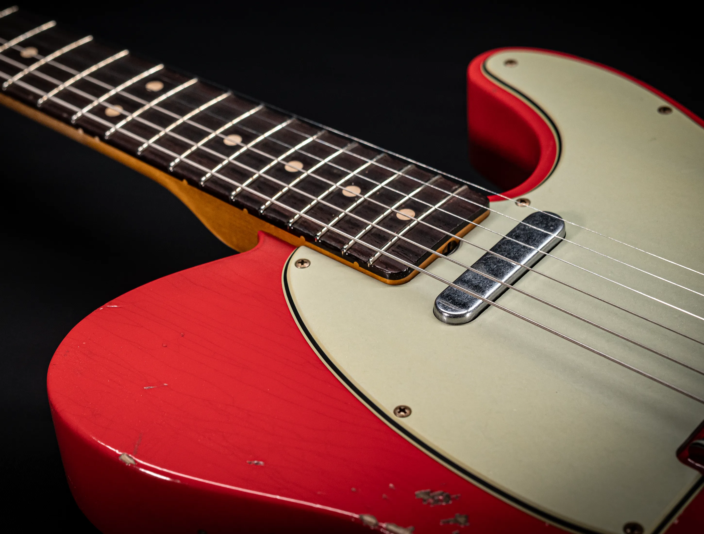 Fender MBD 1963 Telecaster Relic - Fiesta Red