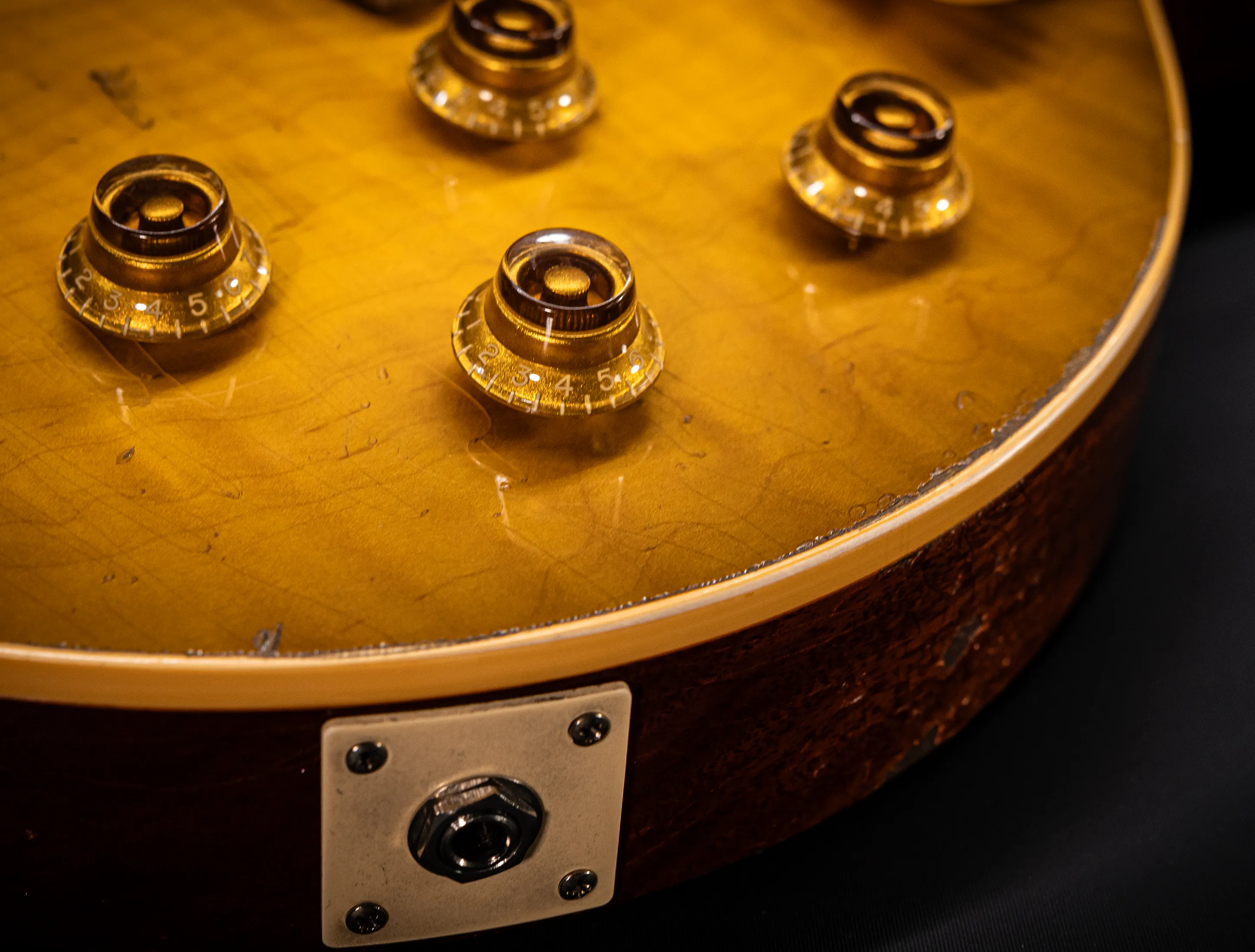 a172355 Gibson Les Paul 1959 Reissue Murphy Lab Heavy Aged Green Lemon Fade Musikhaus-Hermann