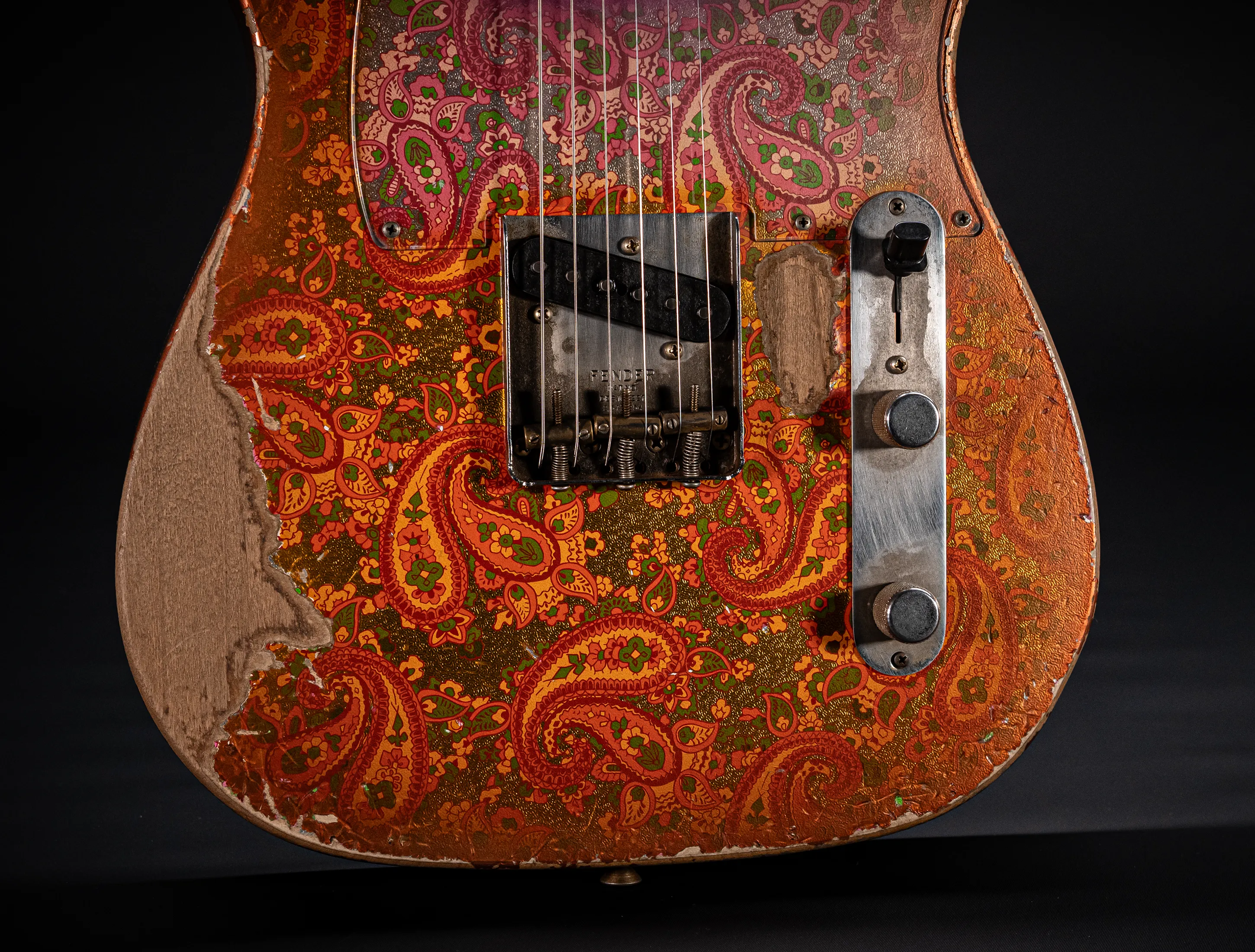 Fender Senior Masterbuilt Dale Wilson 1968 Telecaster Heavy Relic - Pink Paisley