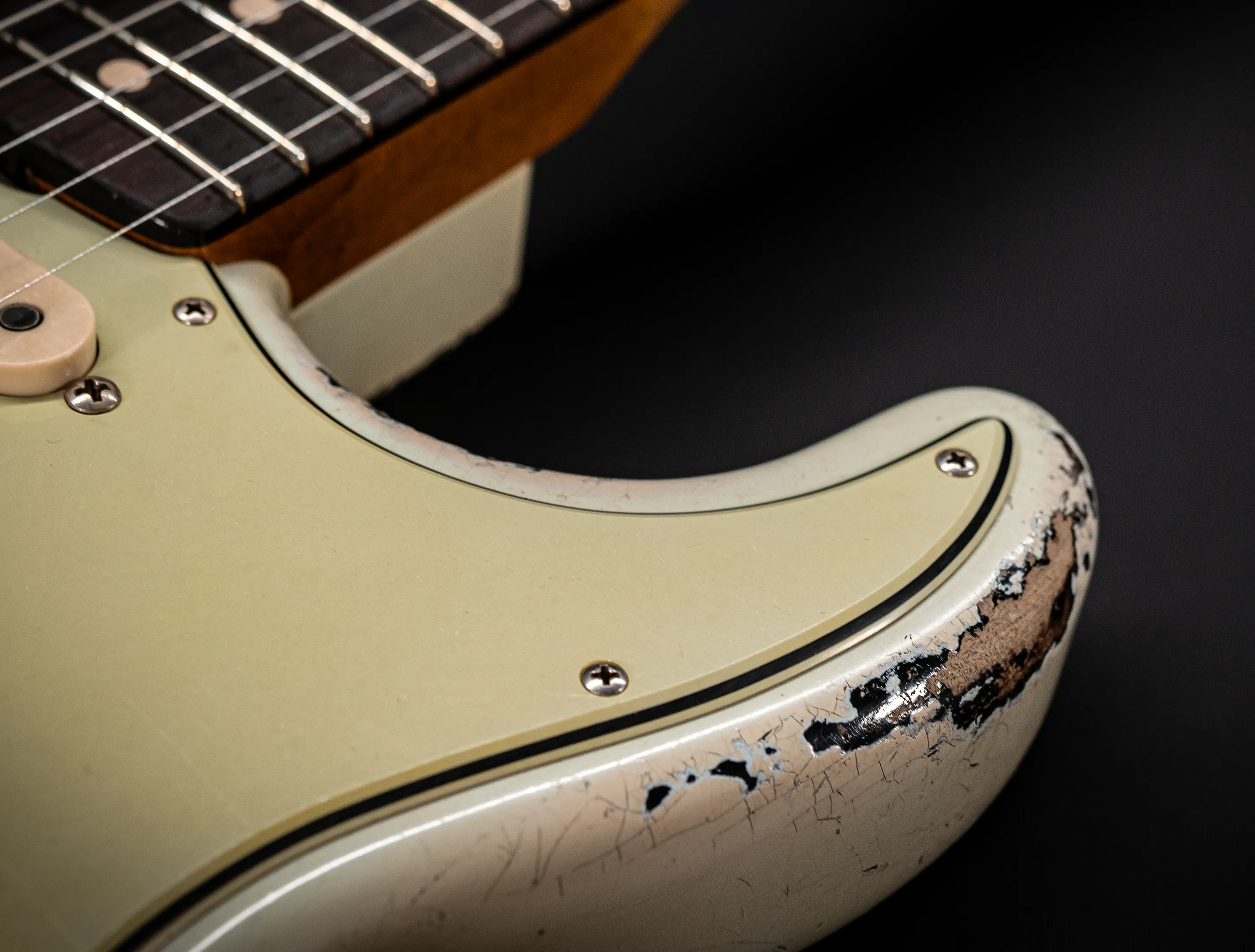 Fender Masterbuilt Paul Waller 1961 F-branded Ex Pin-Up Stratocaster Heavy Relic Sonic Blue over Sunburst