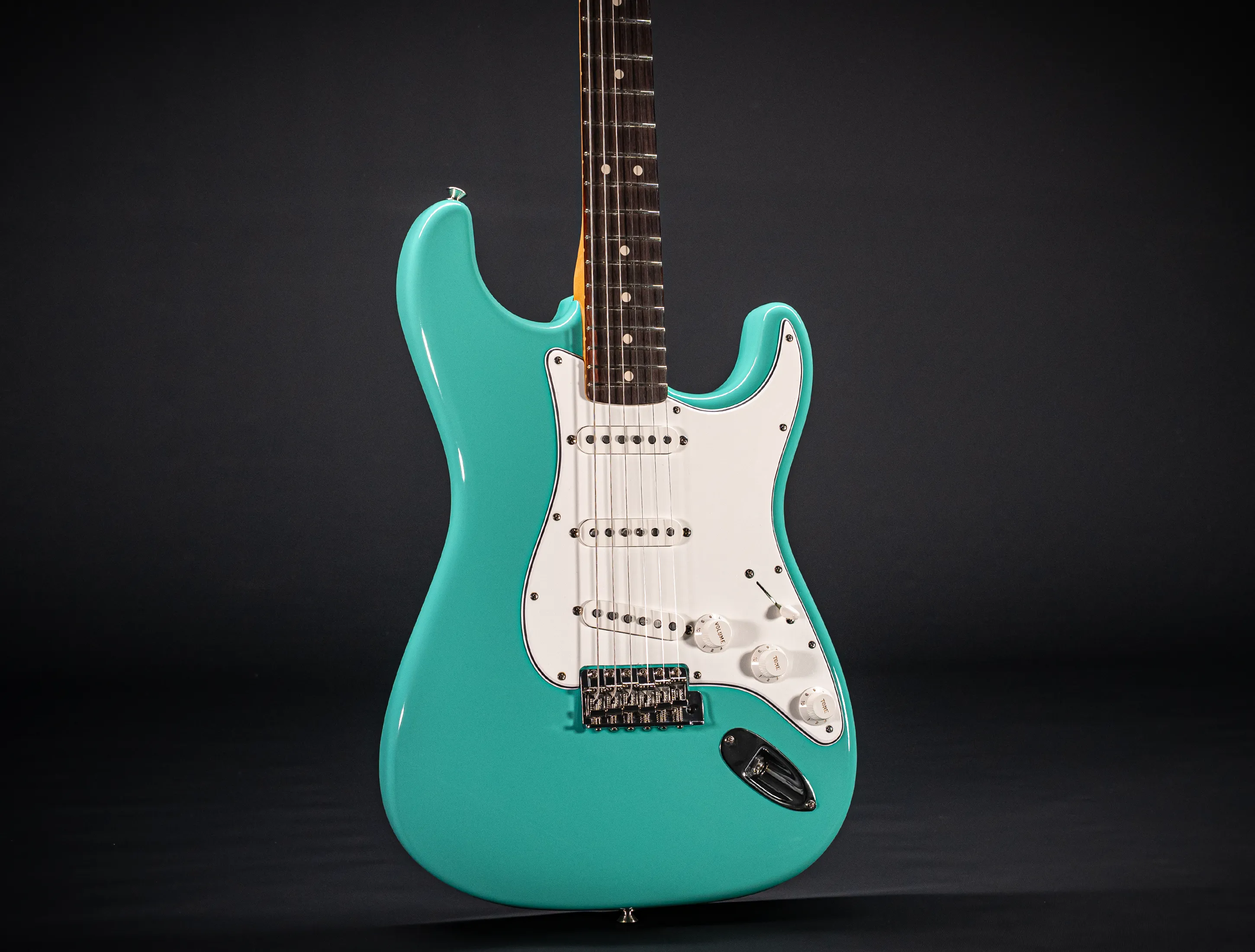 Fender MBD 1963 Stratocaster GLOSS NOS flame Neck - Sea Foam Green