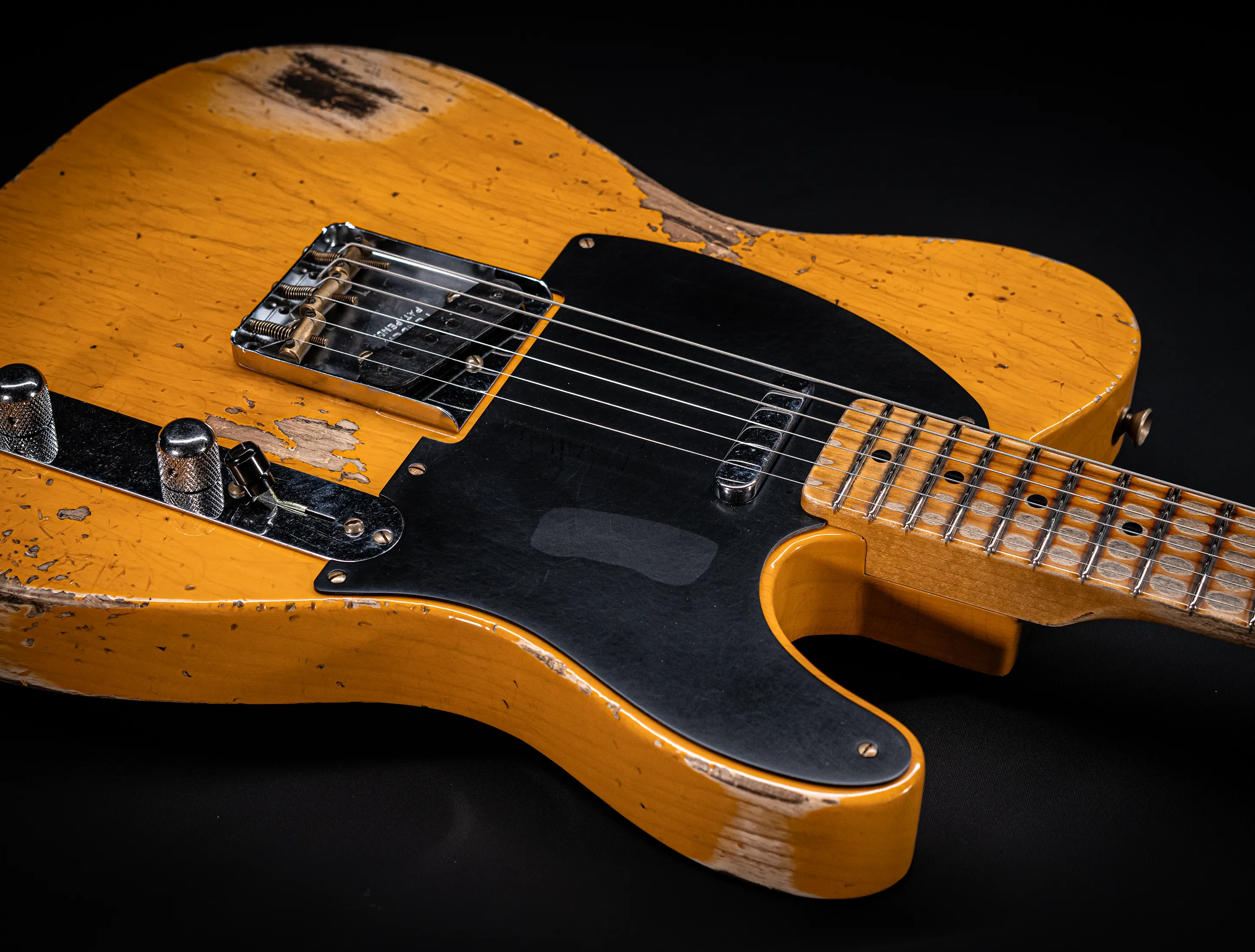 Fender MBD 1952 Telecaster Heavy Relic 1pc Ash Body - Butterscotch Blonde