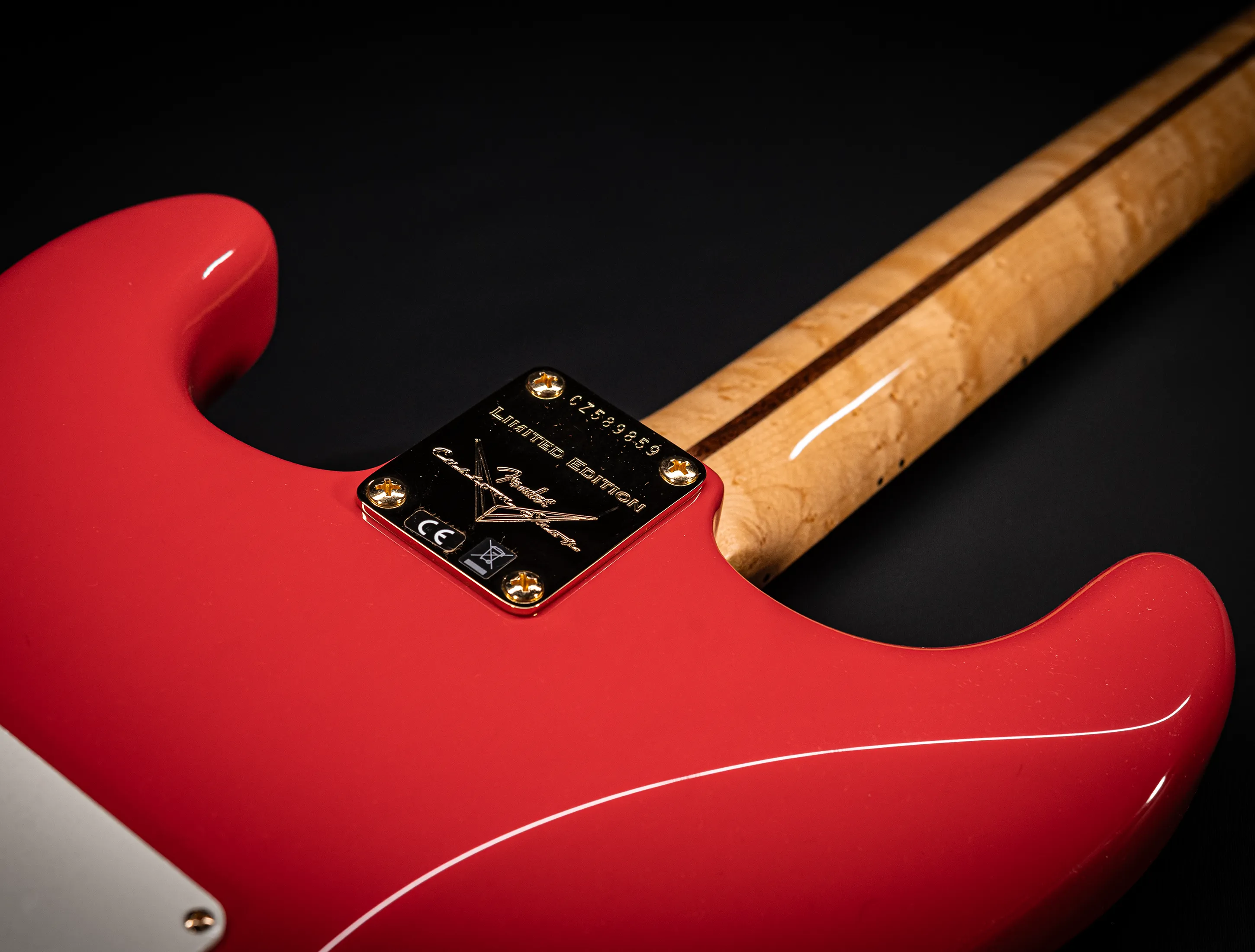 Fender 1959 Limited Stratocaster NOS Birdseye Neck Gold Hardware - Fiesta Red