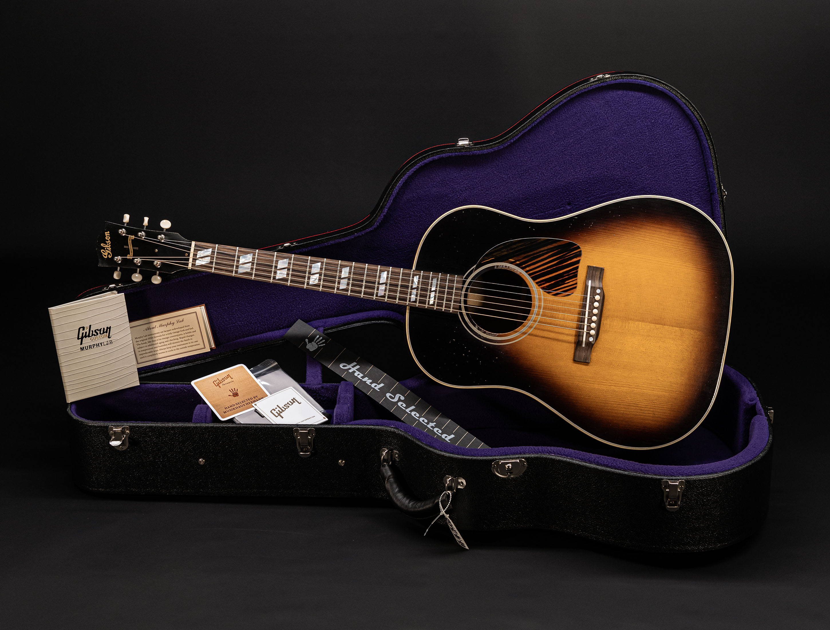 a155217 Gibson Southern Jumbo 1942 Banner Vintage Sunburst Murphy Lab Light Aged