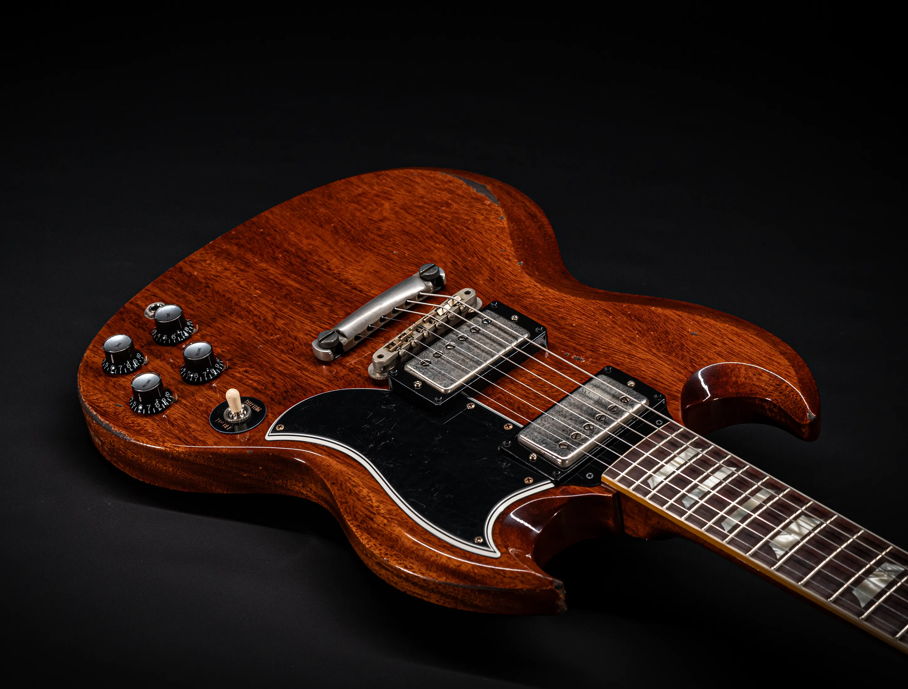 Gibson SG 1961 Standard Murphy Lab Heavy Aged Antique Faded Cherry