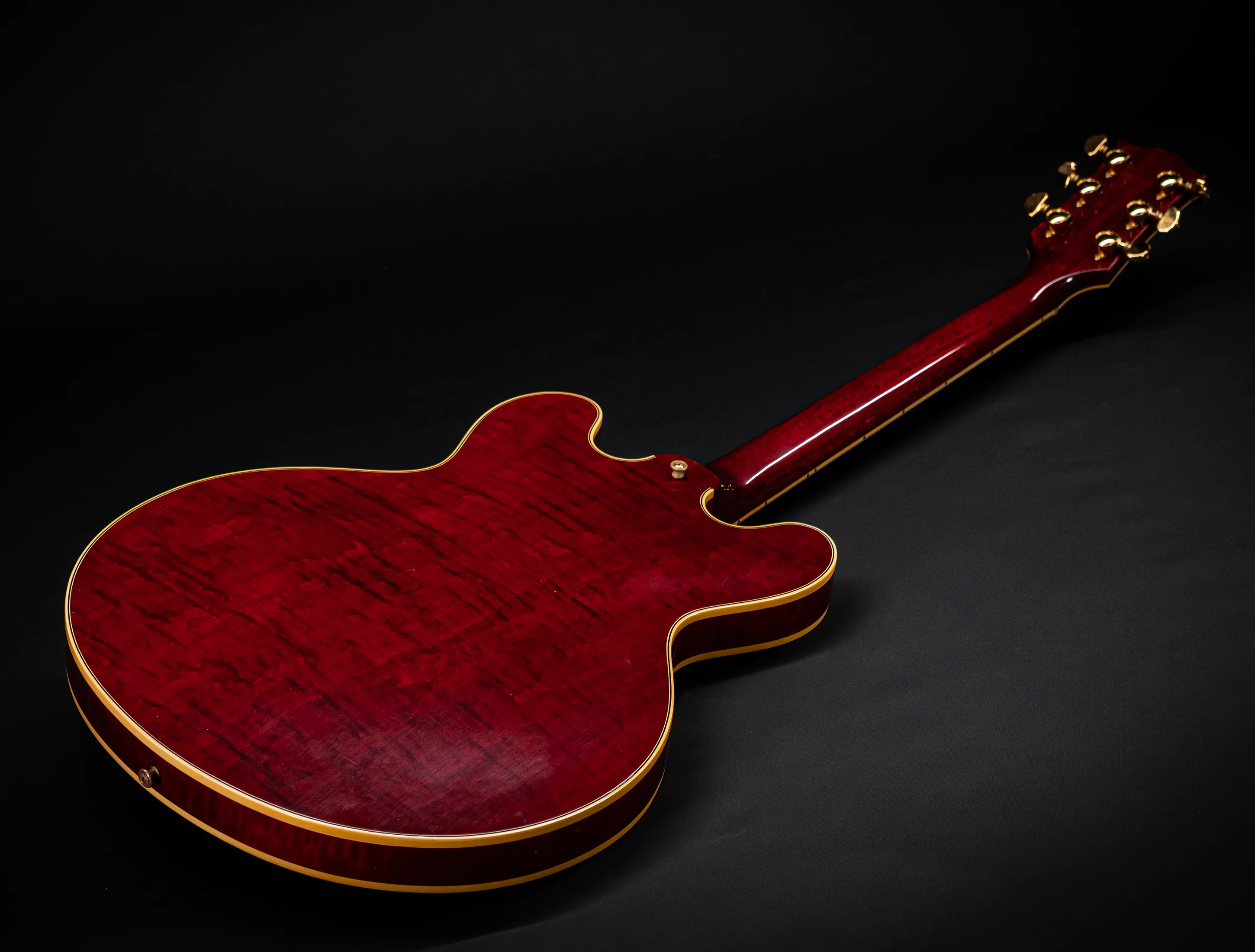 Gibson ES-355 1959 Custom Shop Murphy Lab Ultra Light Aged Figured Maple - Viking Red