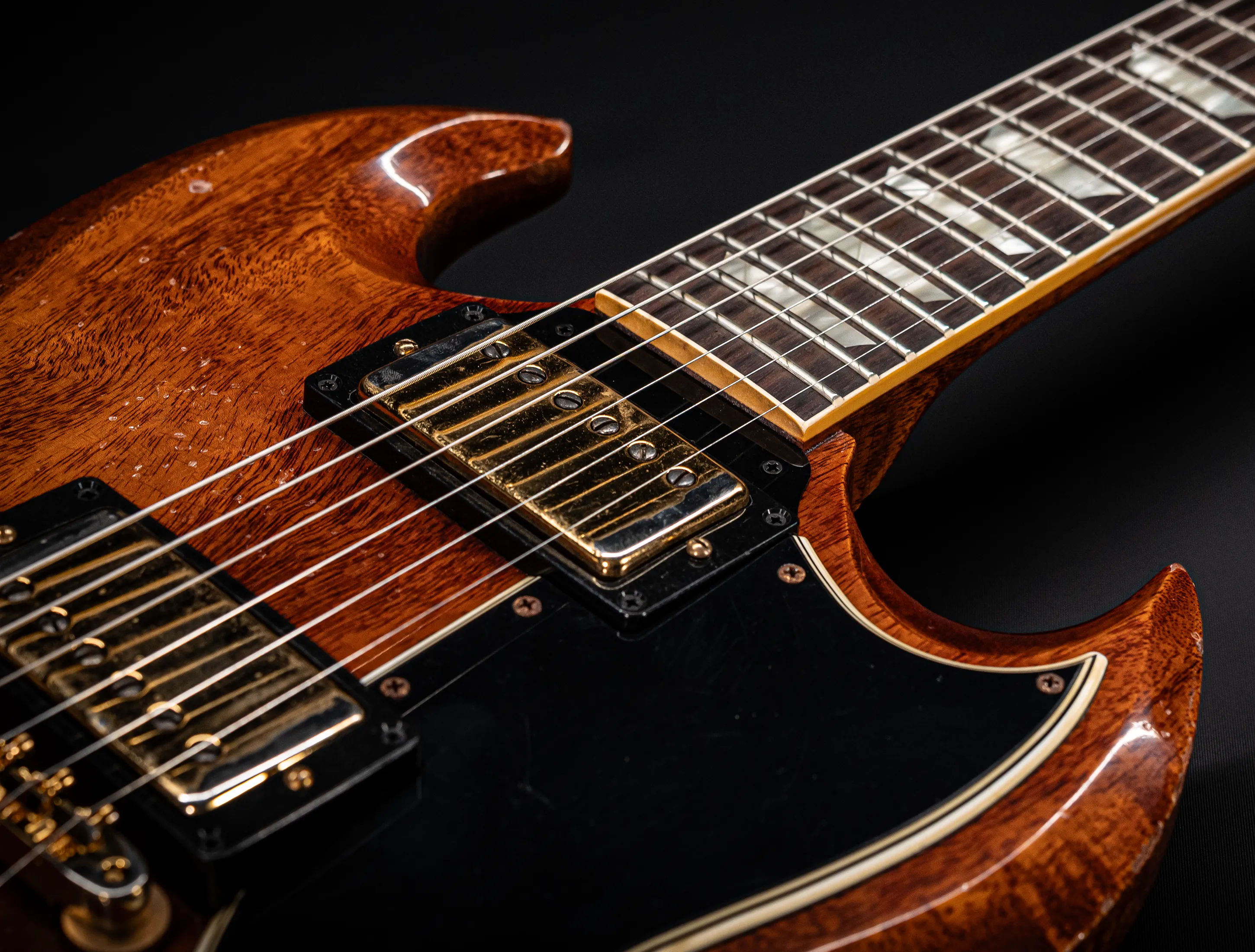 Gibson SG 1961 Standard Murphy Lab Heavy Aged Antique Natural Gold Hardware
