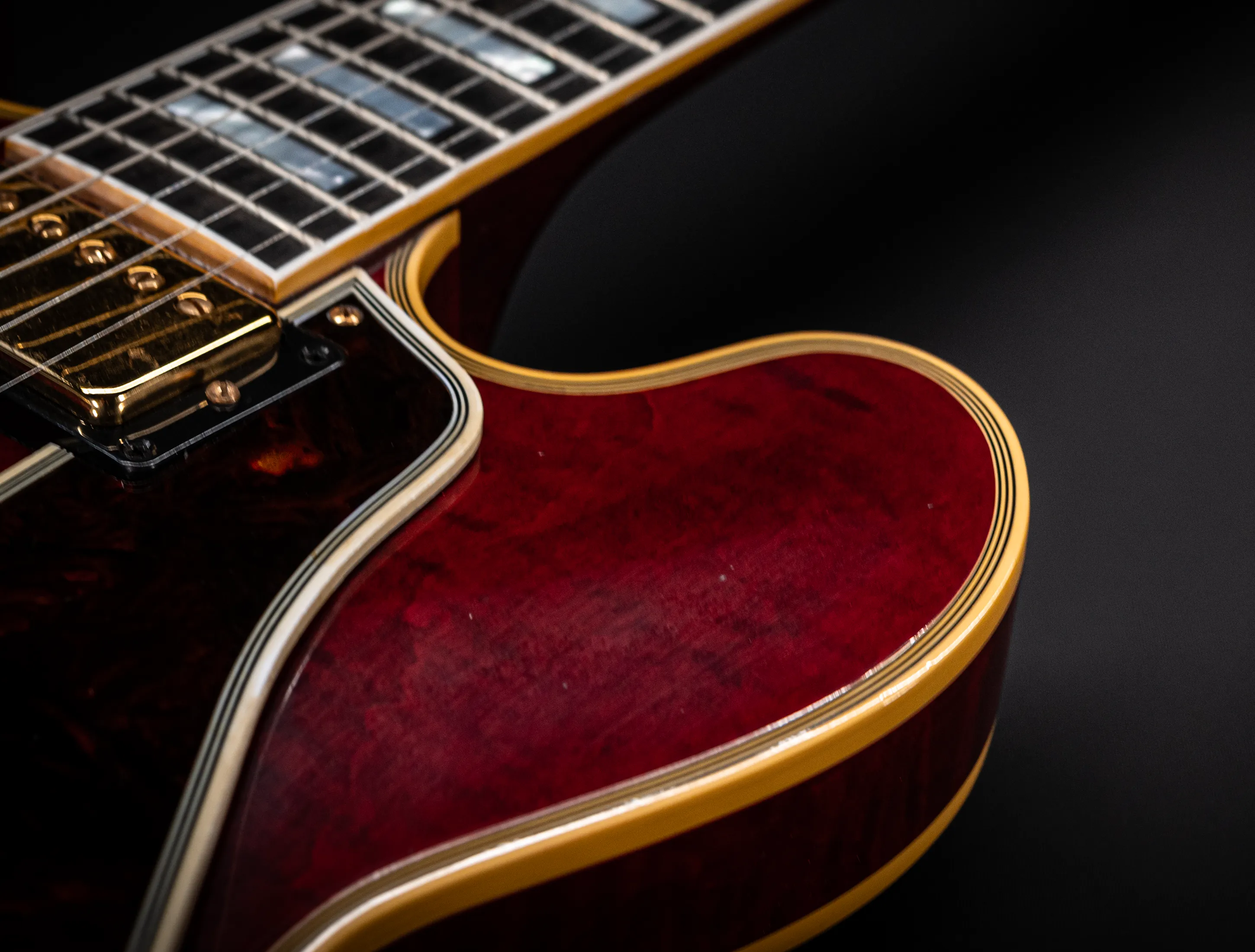 Gibson ES-355 1959 Custom Shop Murphy Lab Ultra Light Aged Figured Maple - Viking Red