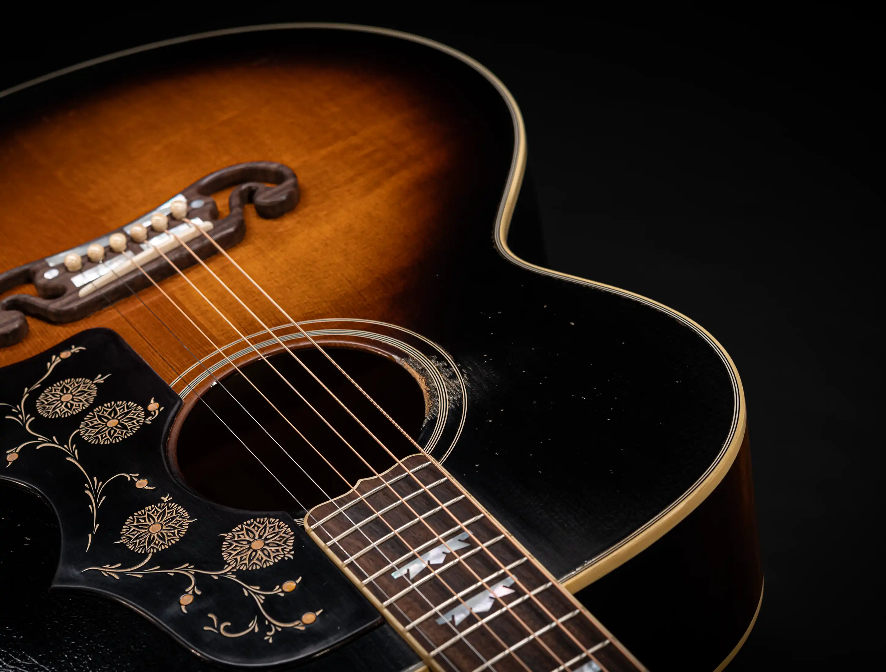 a155349 Gibson SJ-200 1957 Vintage Sunburst Murphy Lab Light Aged