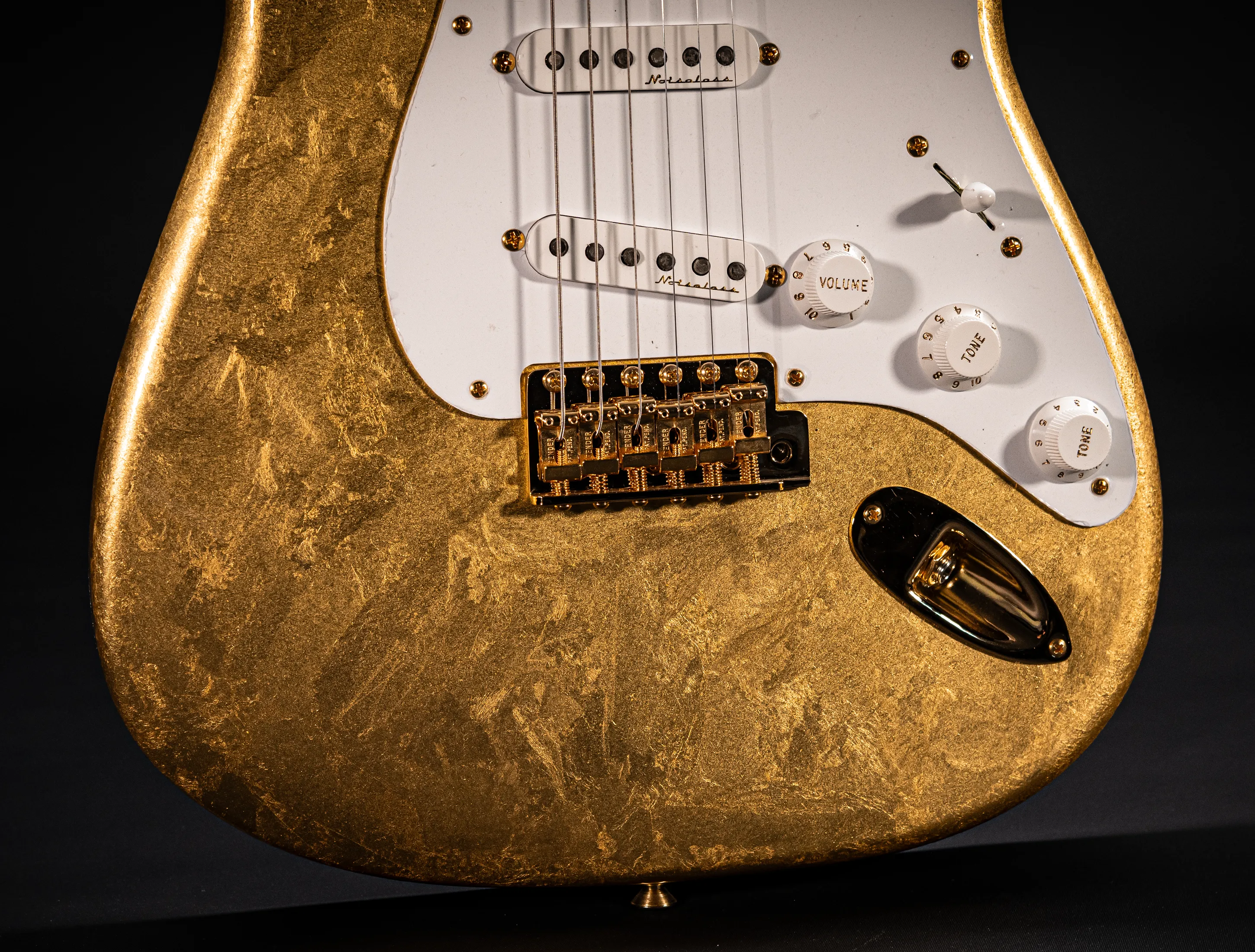 a165195 Fender Masterbuilt Todd Krause GOLD LEAF Eric Clapton Stratocaster - 24 Karat Gold