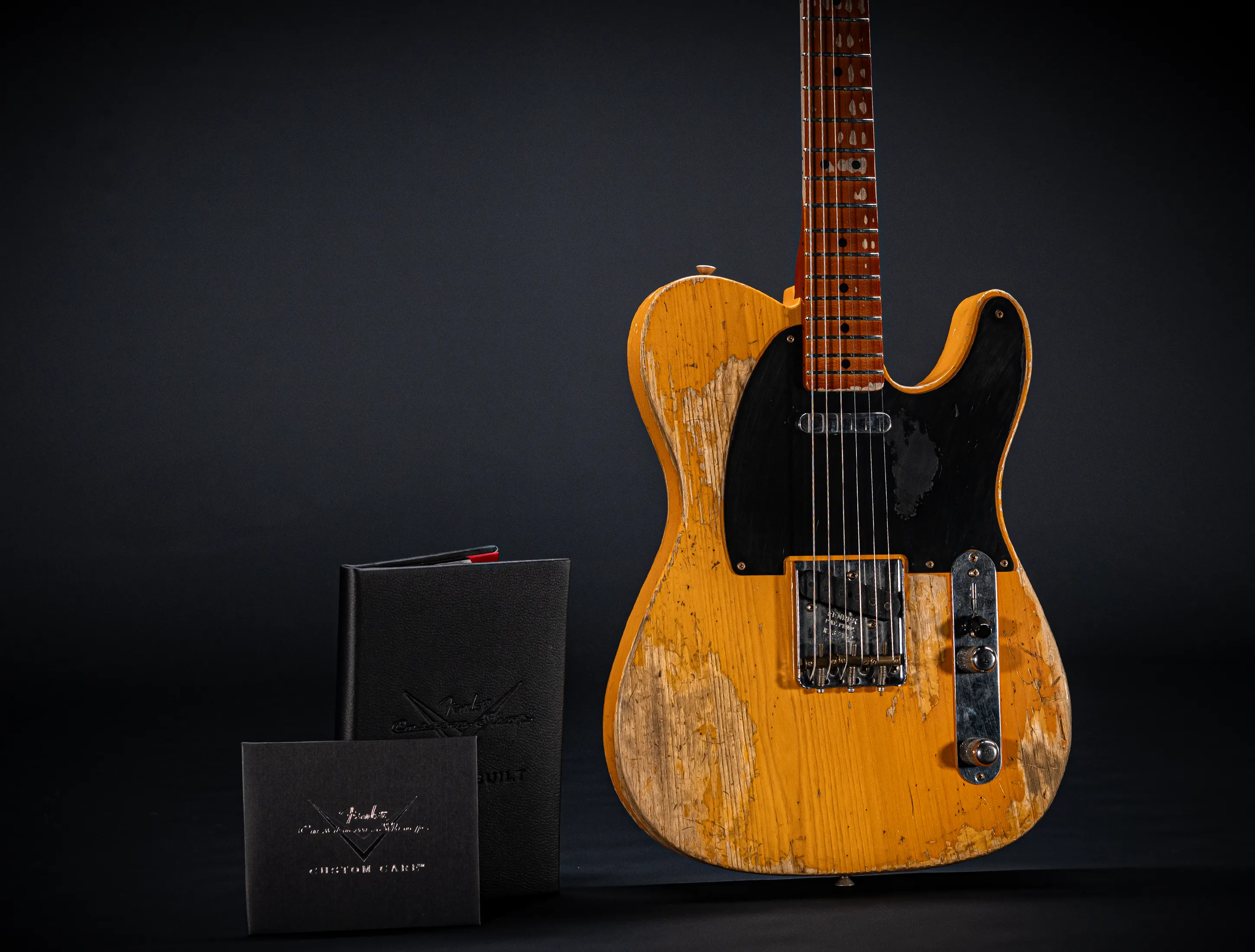 Fender Masterbuilt Levi Perry 1952 Telecaster Super Heavy Relic - 1pc Ash Body Butterscotch Blonde