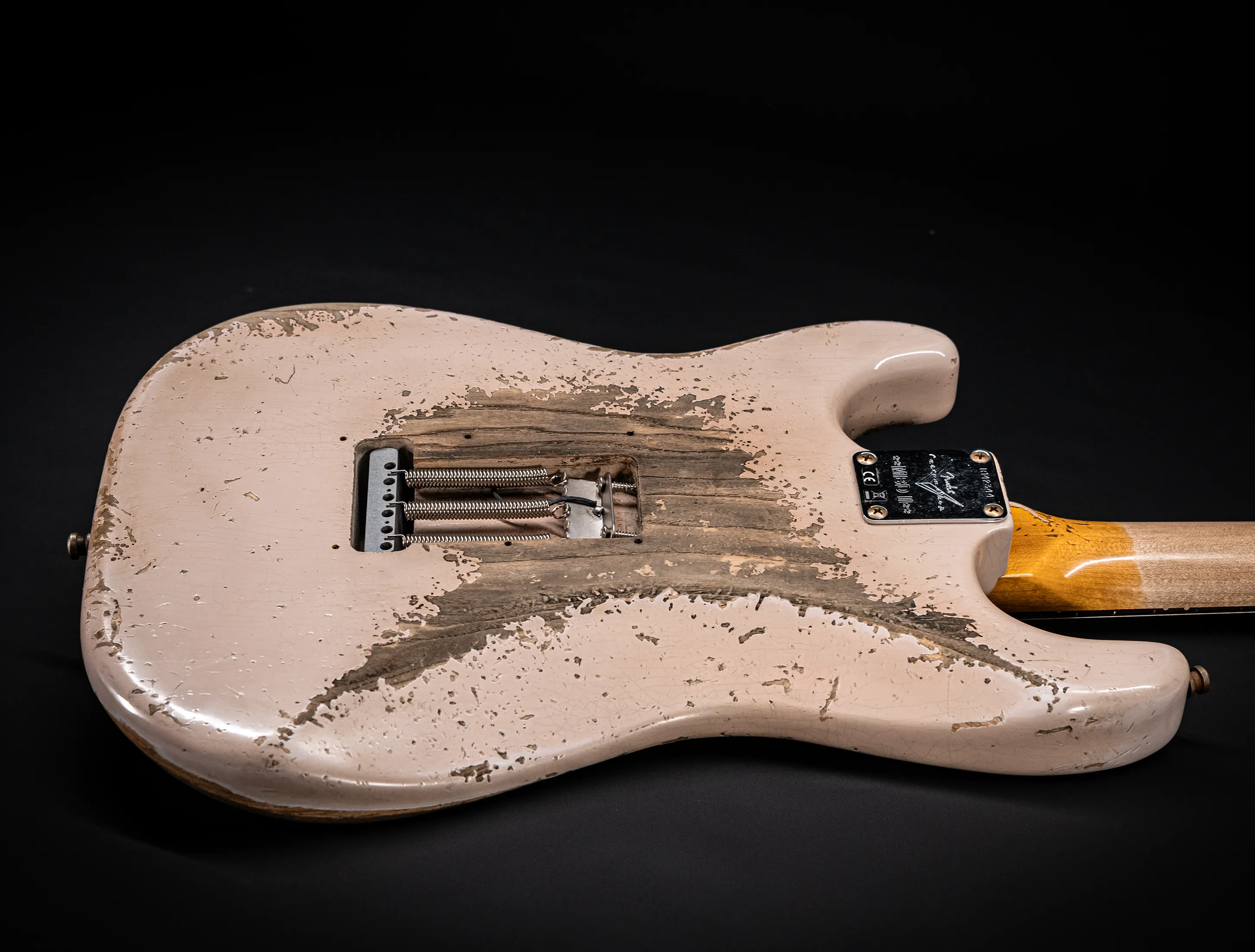 Fender MBD II 1962 Humbucker Stratocaster MIDAS Super Heavy Relic - ASH Body Shell Pink