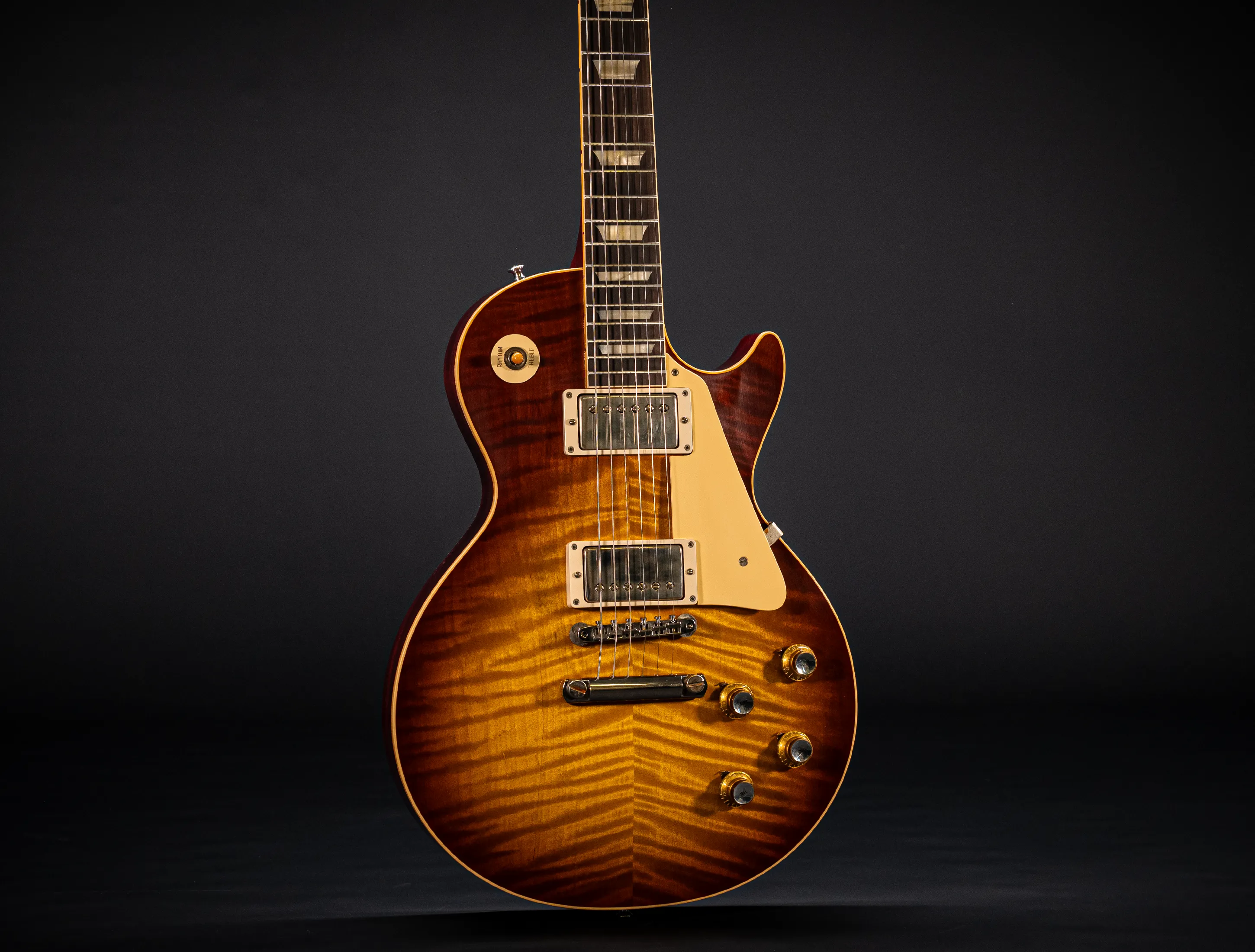 a170811 Gibson Les Paul 1960 Standard Reissue VOS - Iced Tea Burst AAAA Top Musikhaus-Hermann