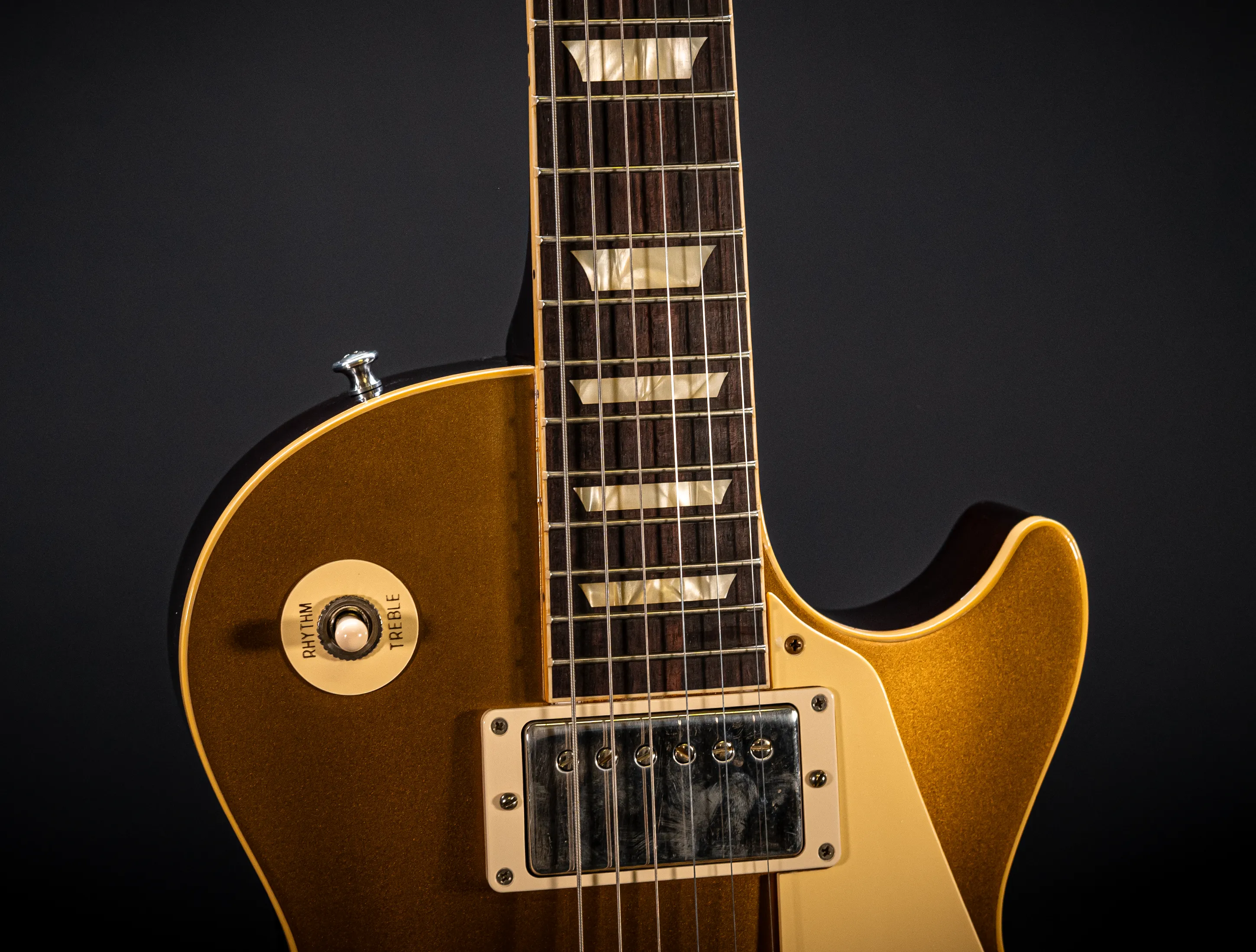 a171511 Gibson Les Paul 1957 Goldtop Darkback VOS Musikhaus-Hermann
